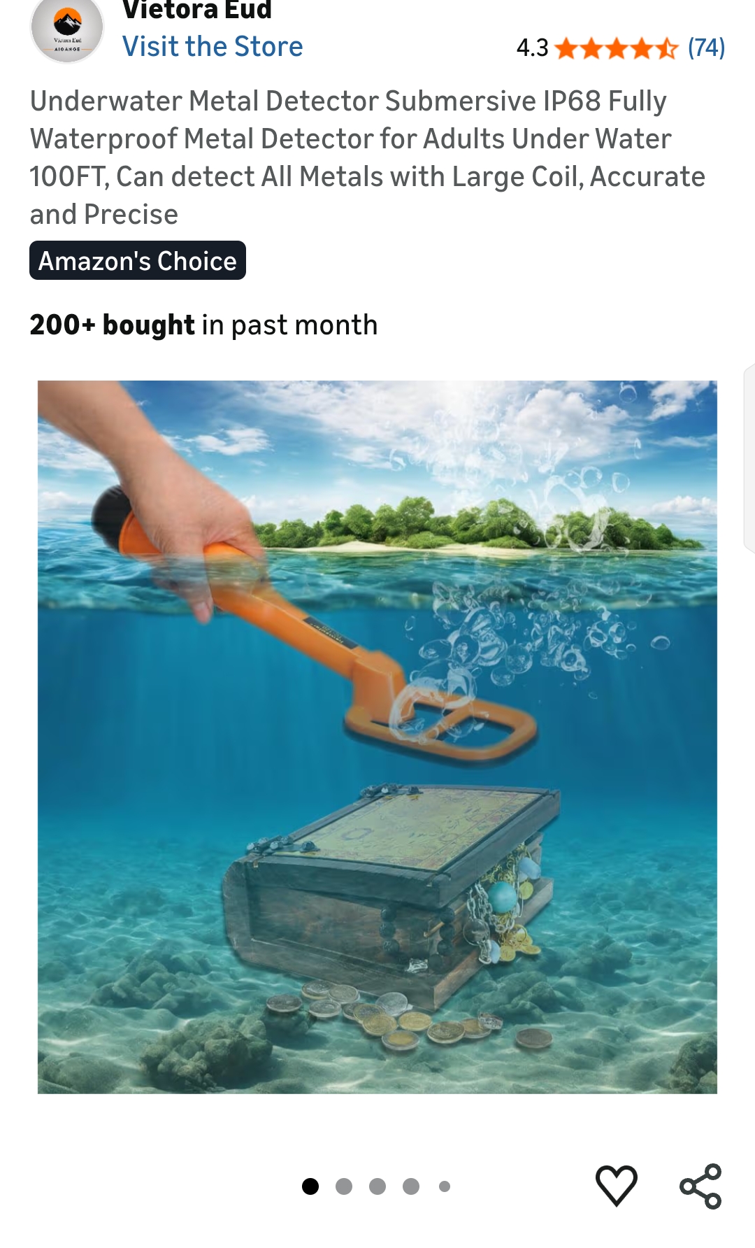 underwater metal detector