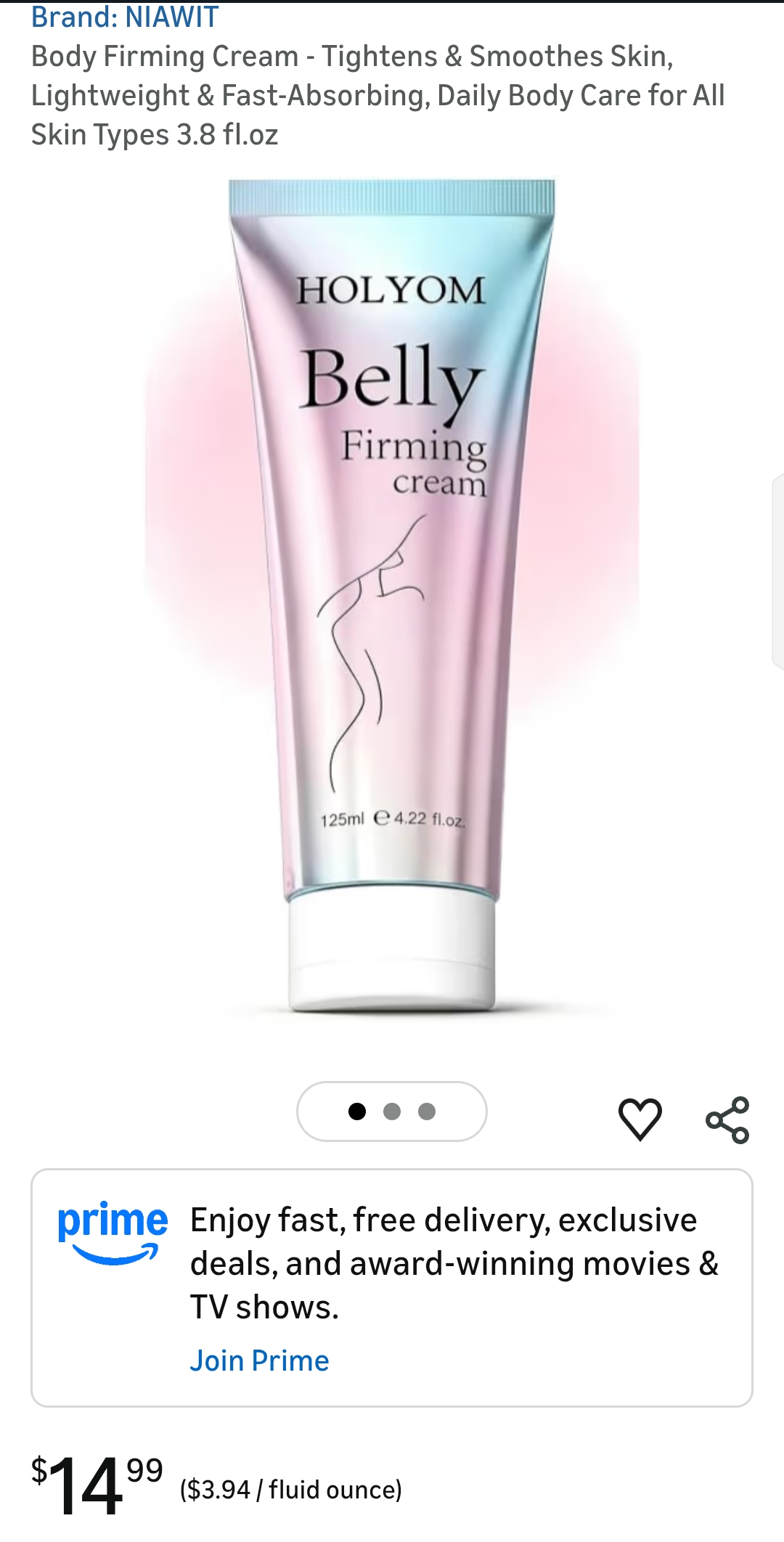 Firming Body Cream