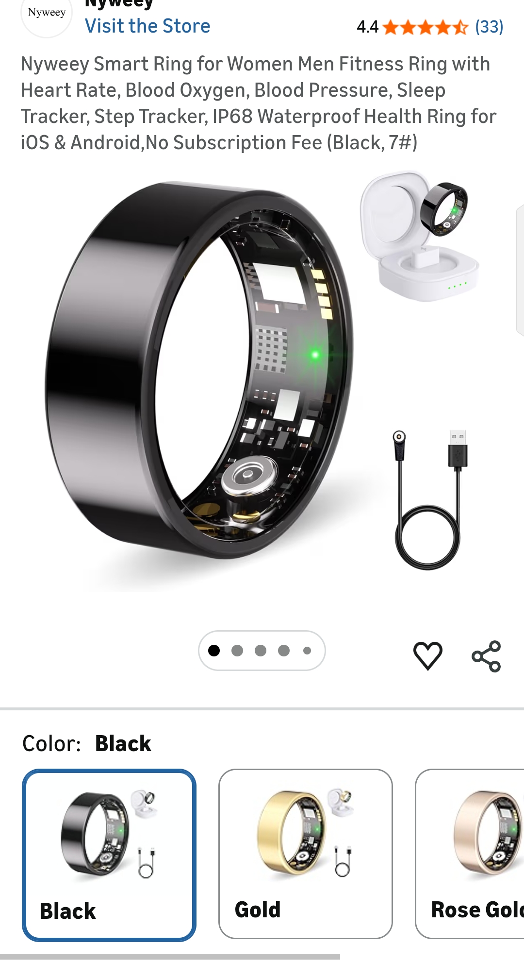 smart ring blood pressure