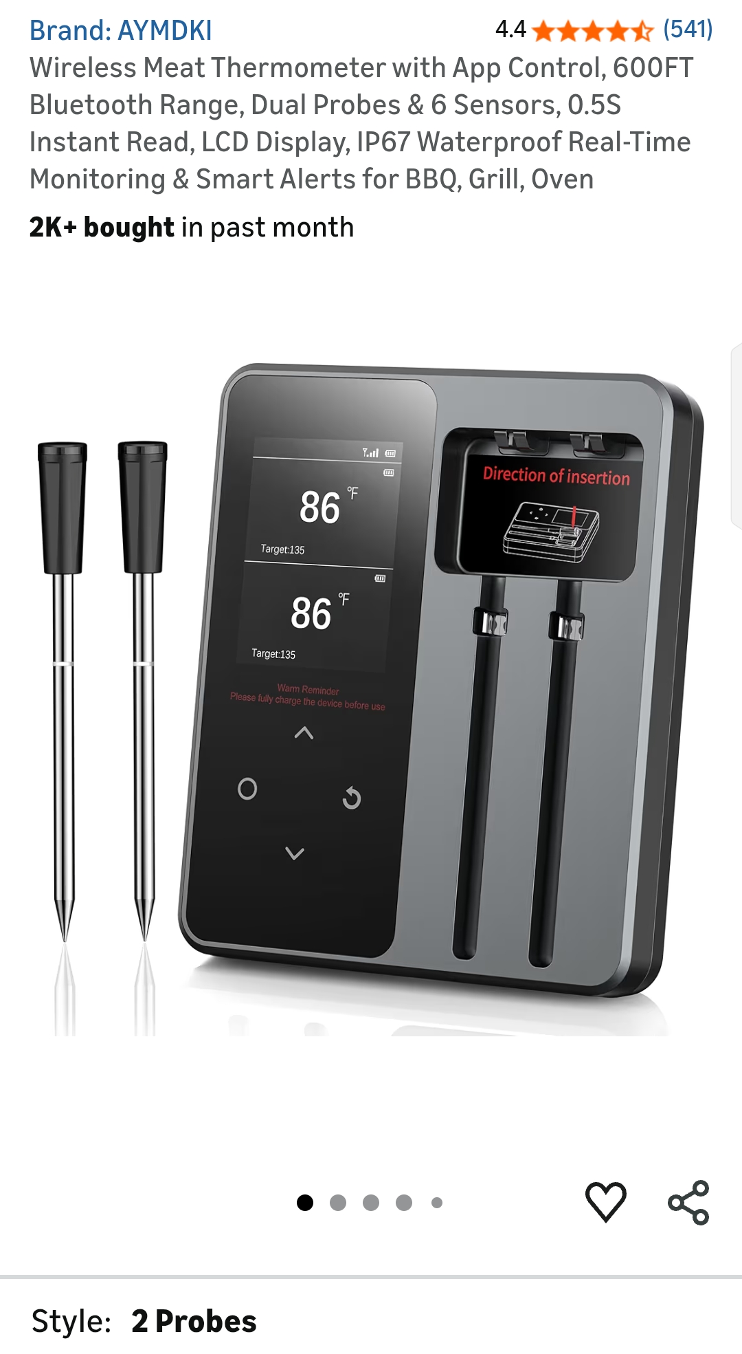 wirelss meat thermometer