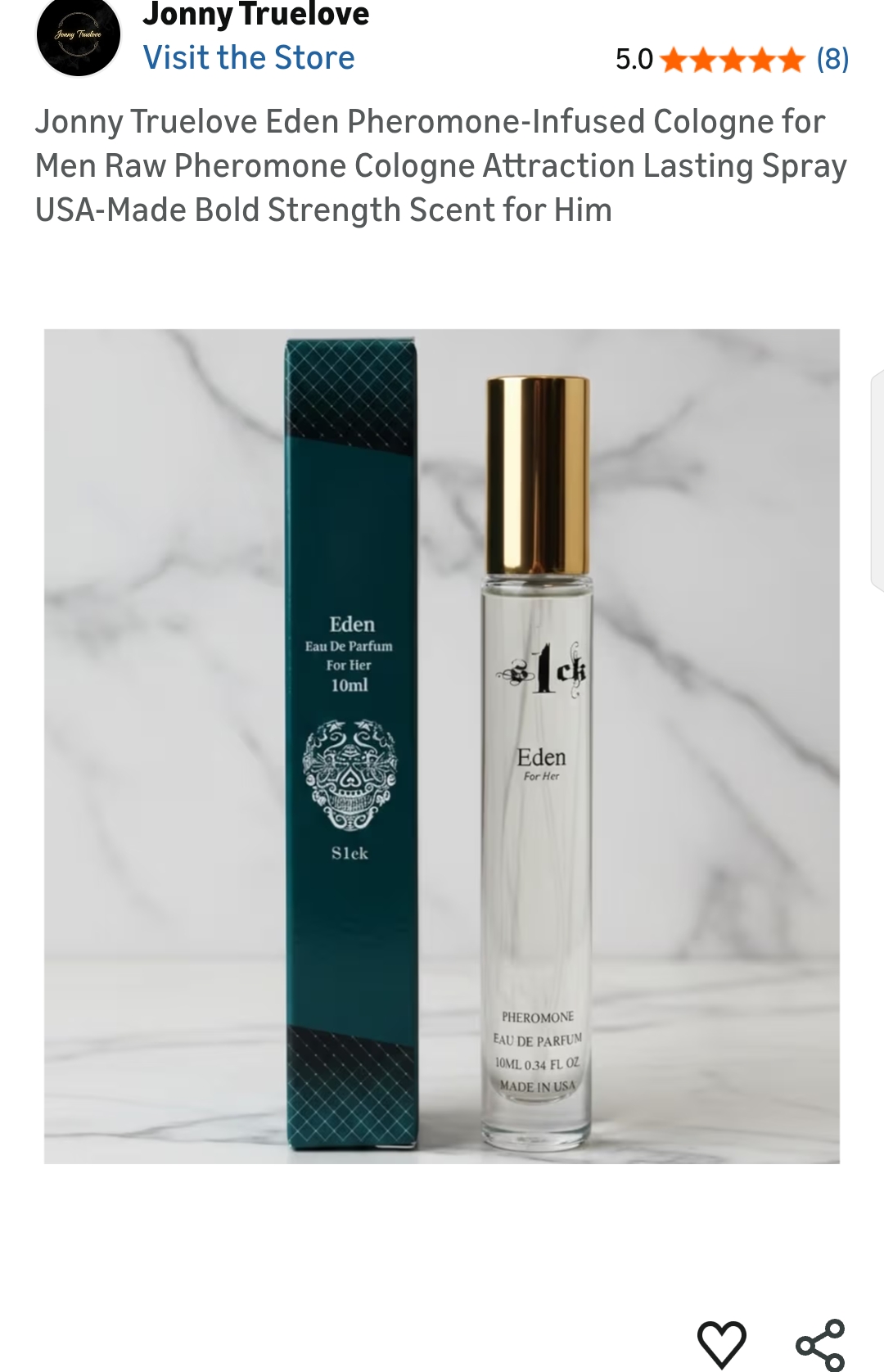 Pheromone-Infused Cologne for Men