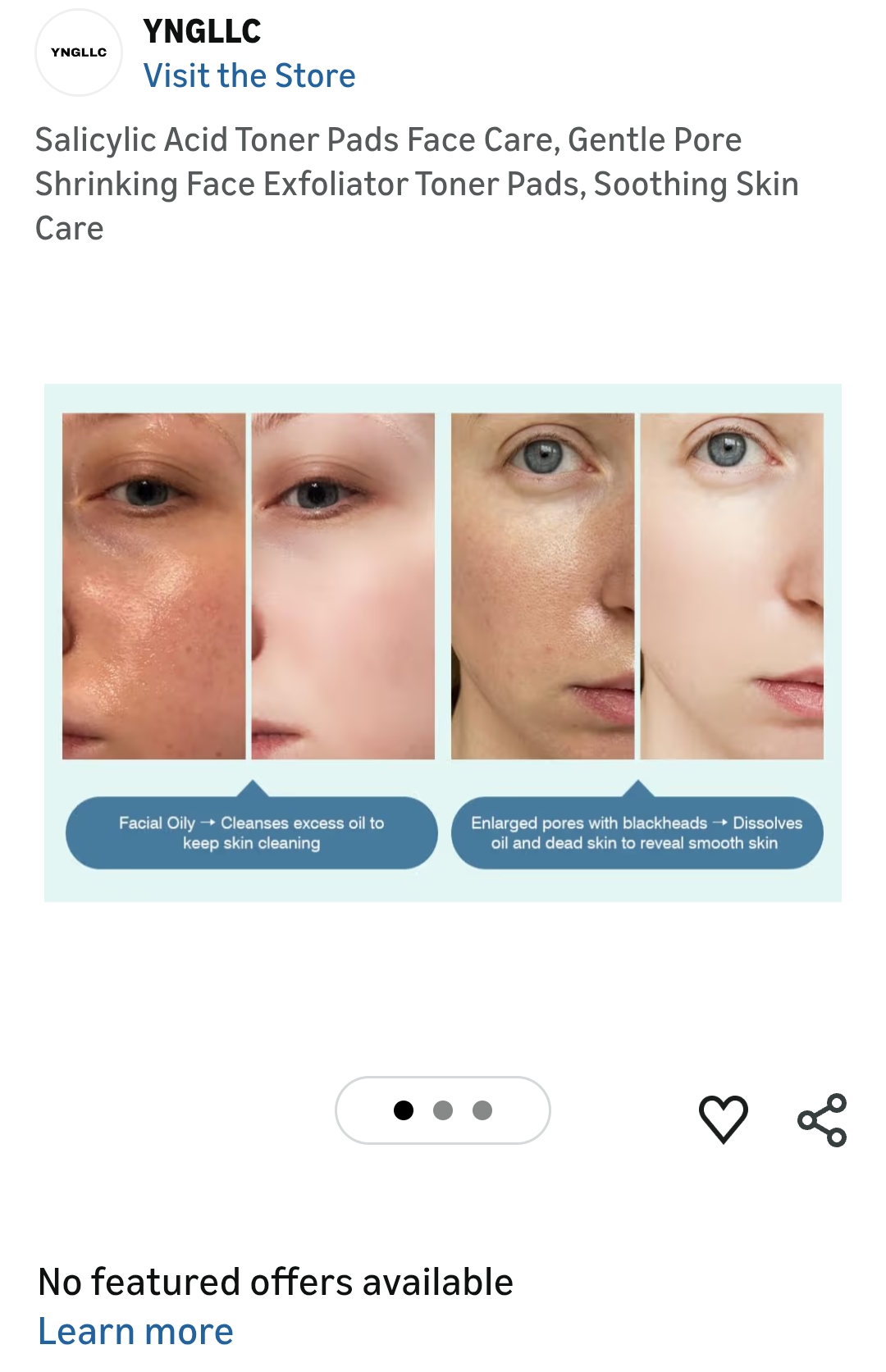 Salicylic Acid Toner Pads