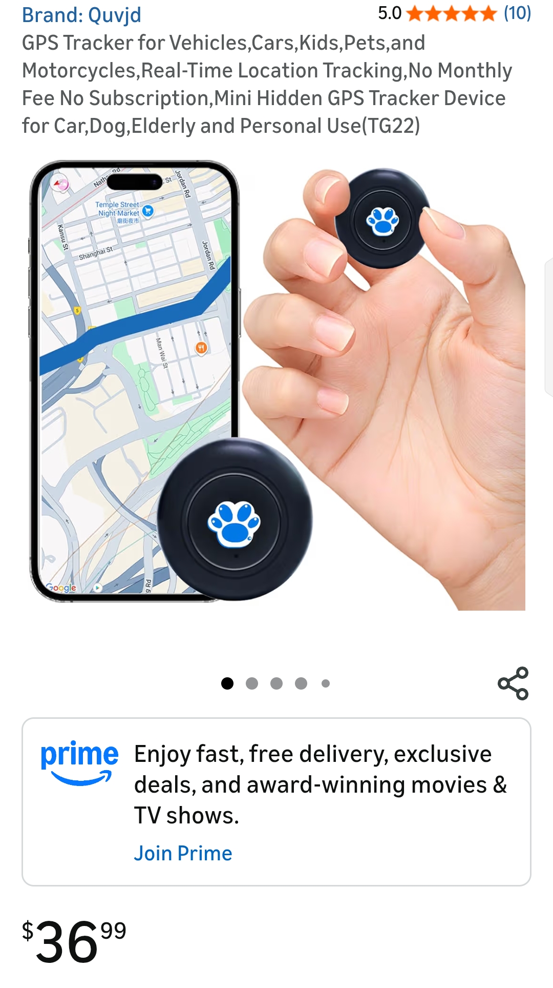 quvjd gps tracker