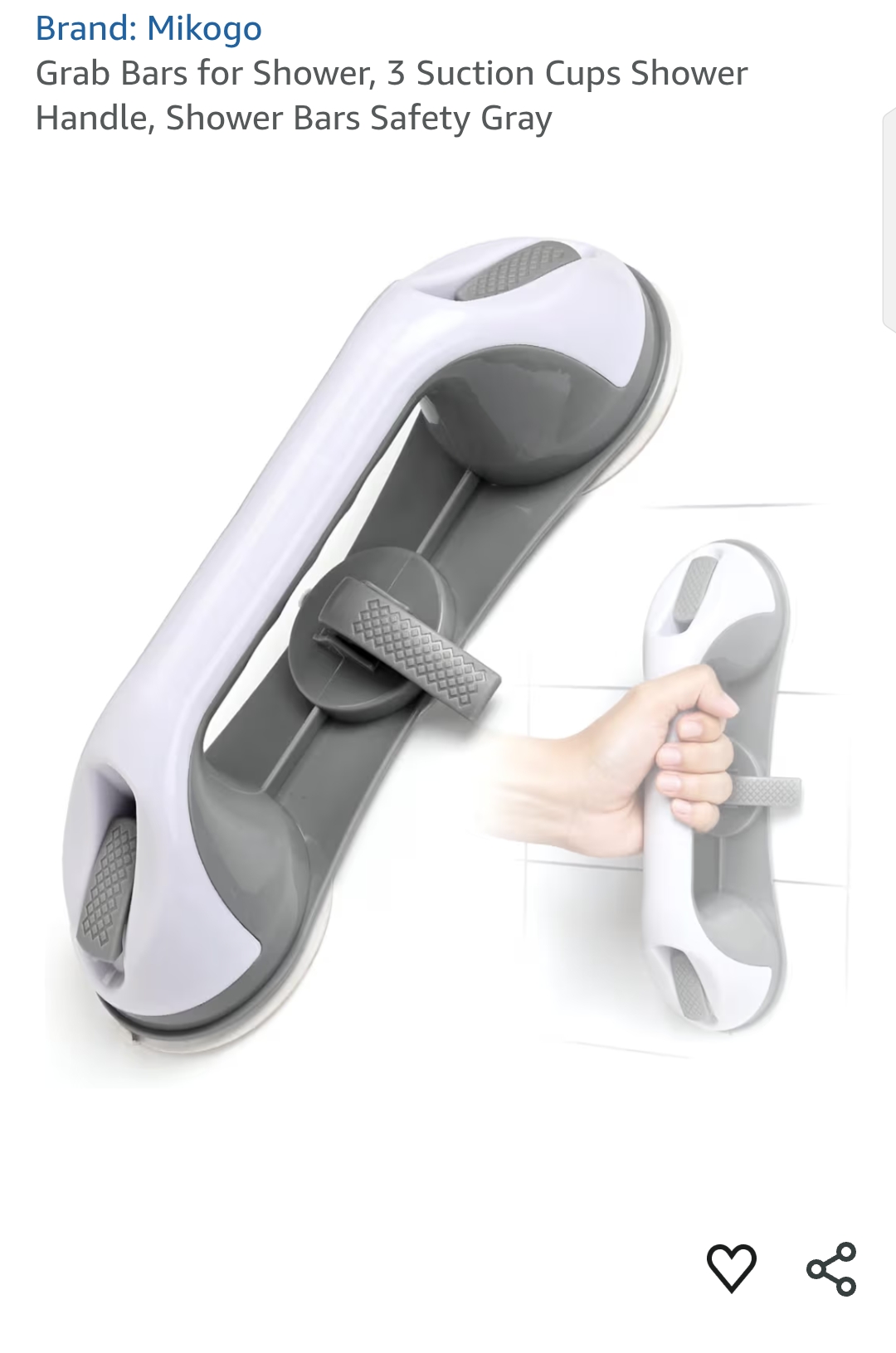 Grab Bars for Shower, 3