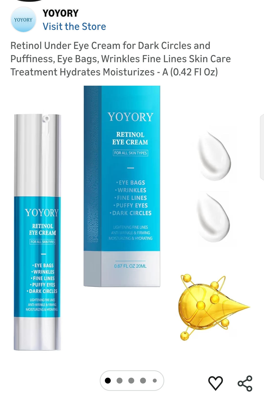 Retinol Under Eye Cream