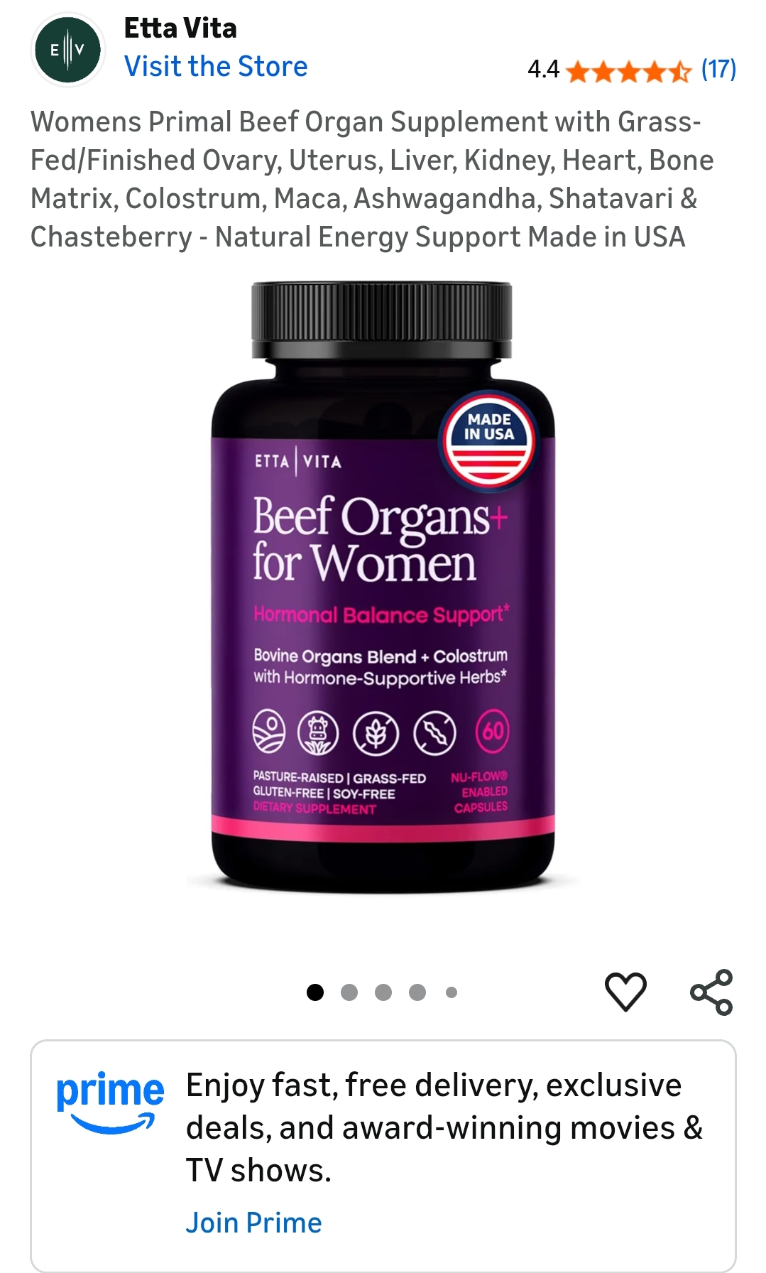 beef liver supplements for women