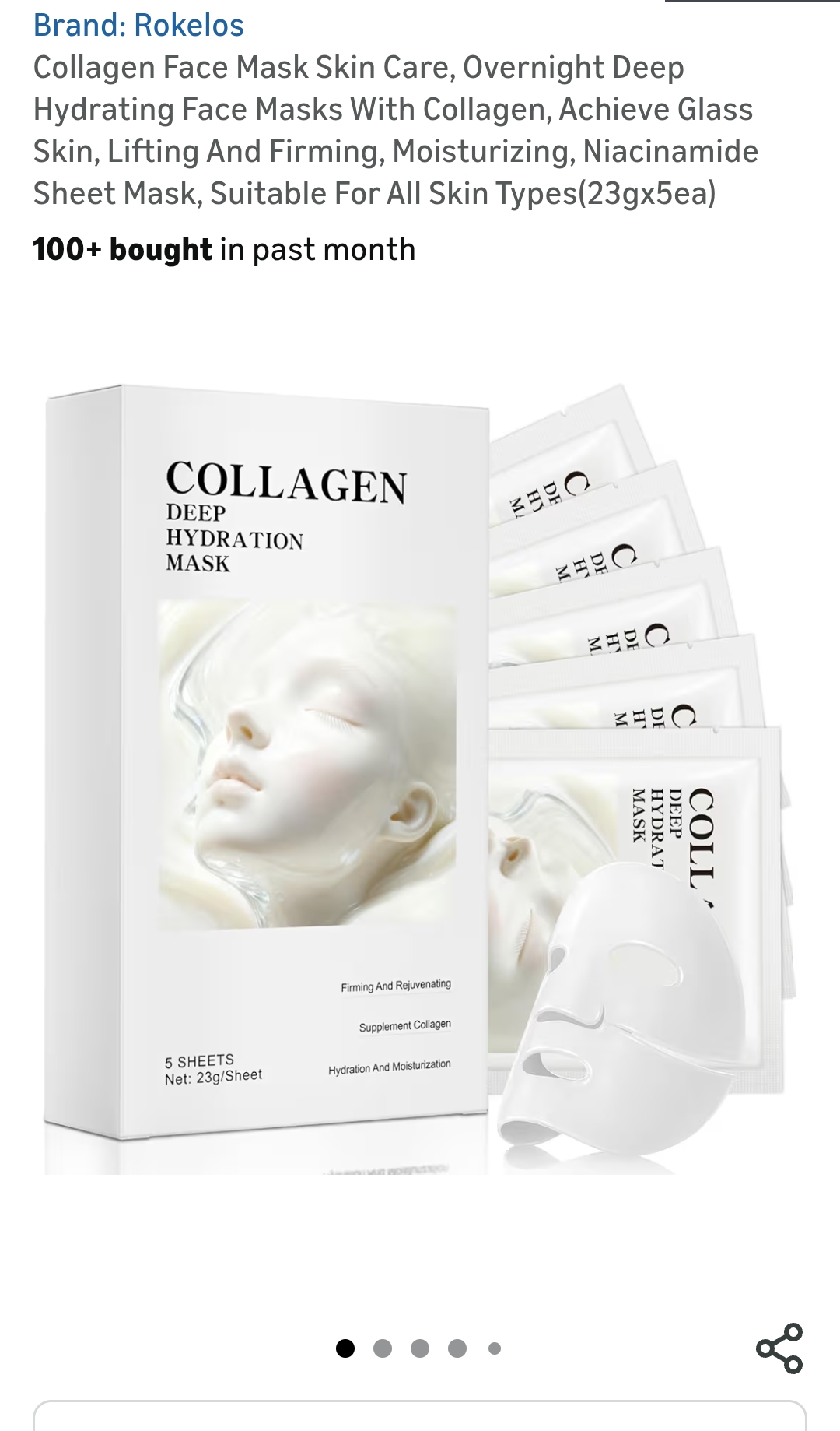 Collagen Face Mask