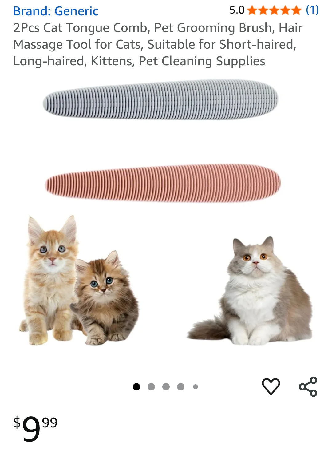 Cat Tongue Comb