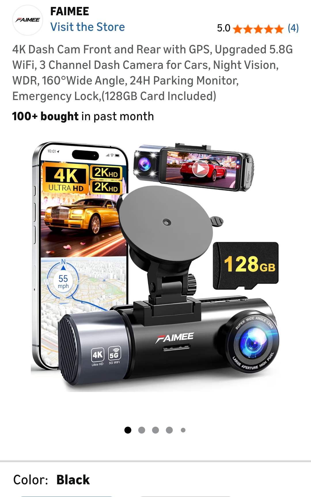 dash cam front and rear