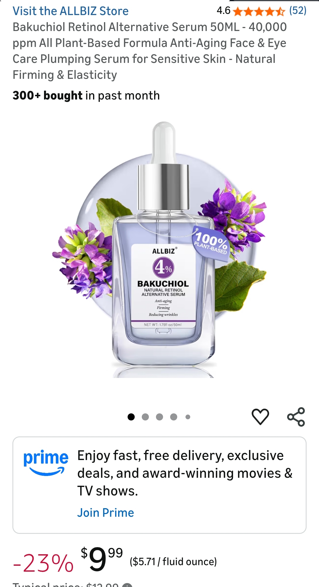 bakuchiol plumping serum