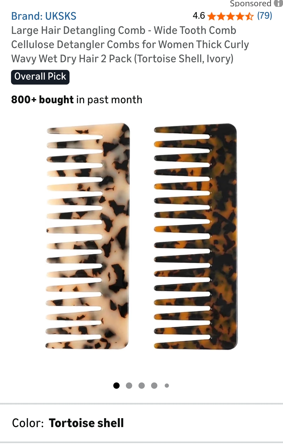wide tooth comb
