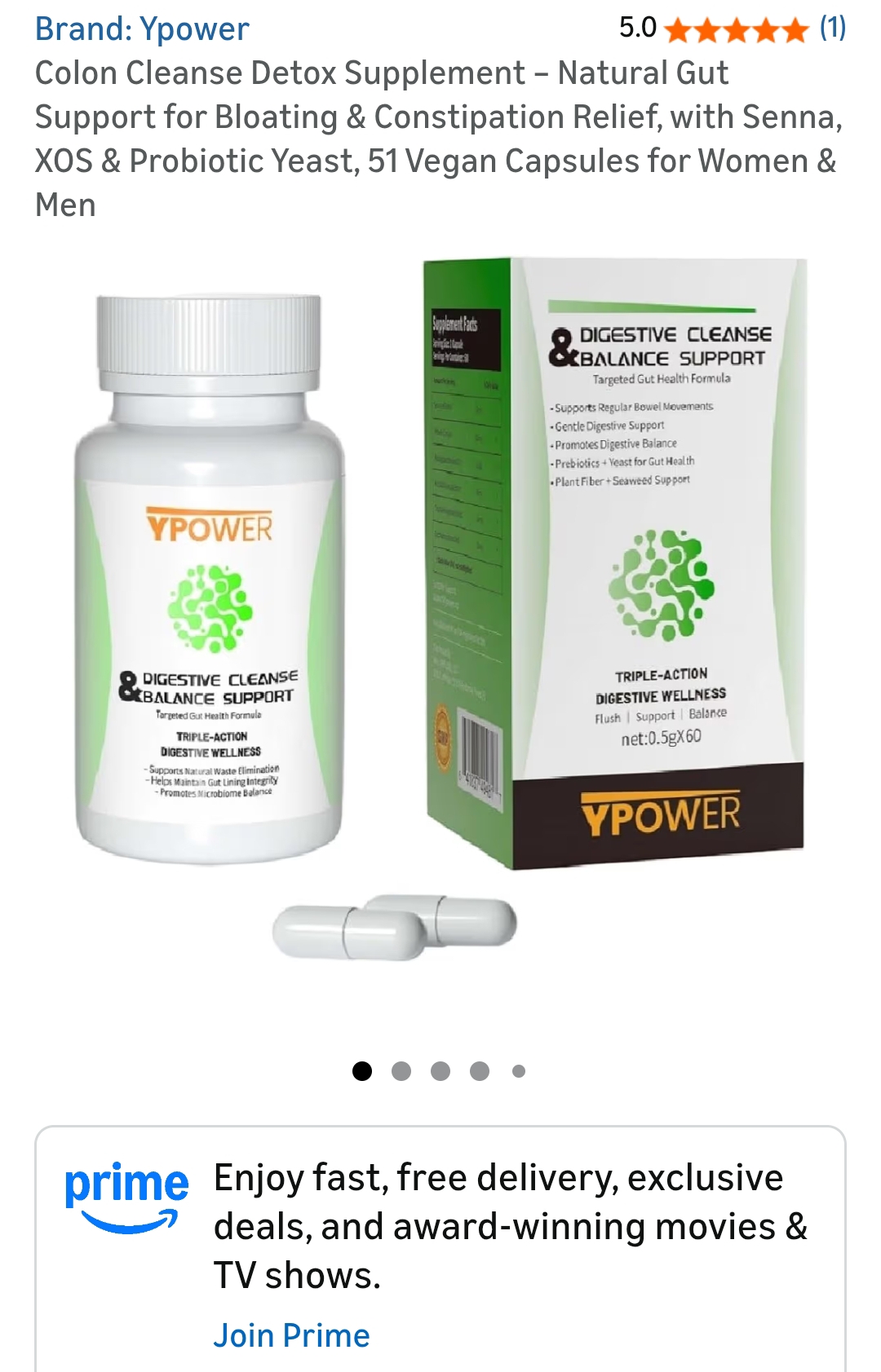 Colon Cleanse Detox Supplement