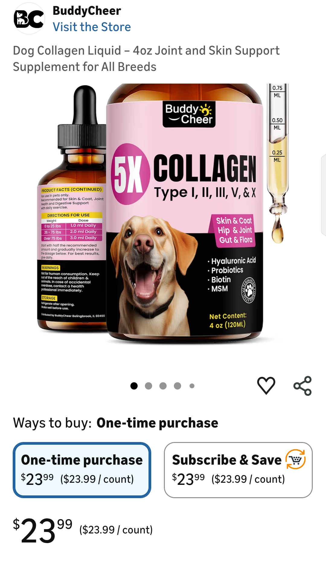 Dog Collagen Liquid