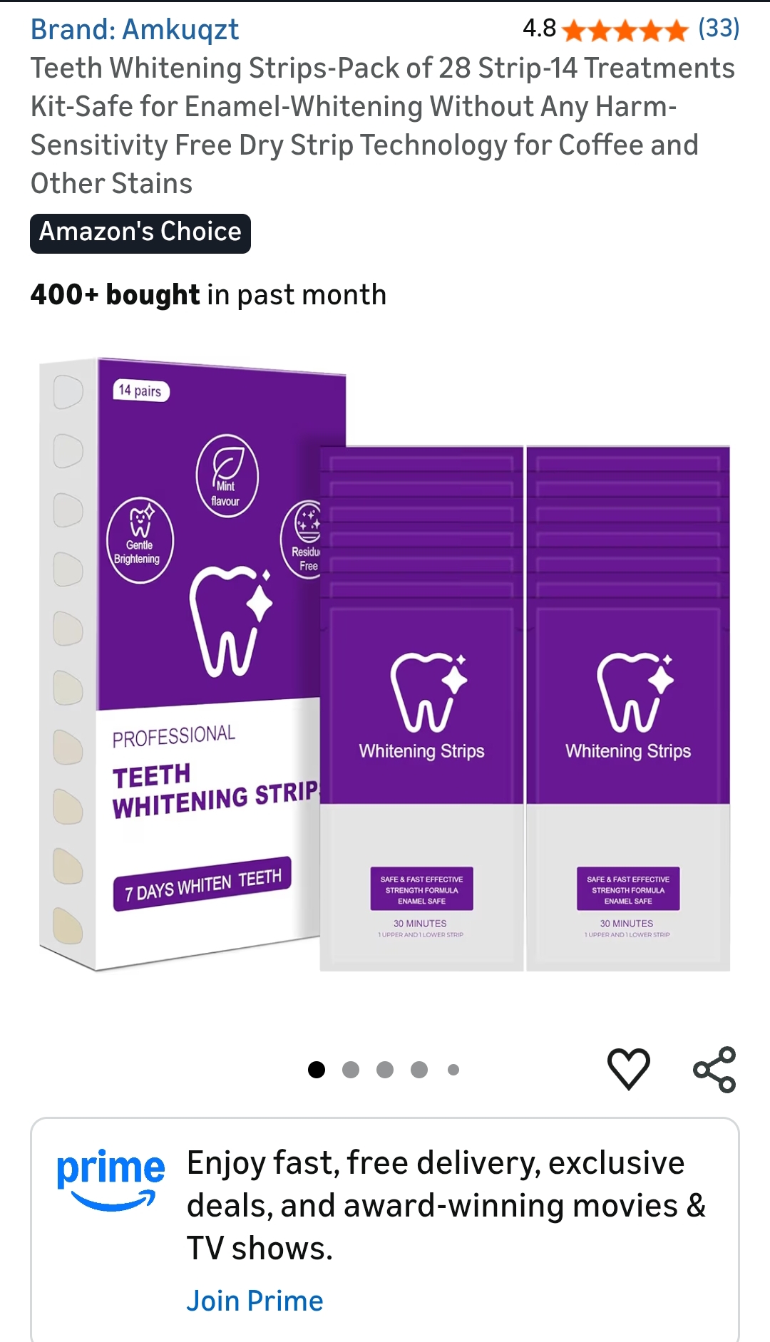 Teeth Whitening Strips-Pack of 28 Strip-14