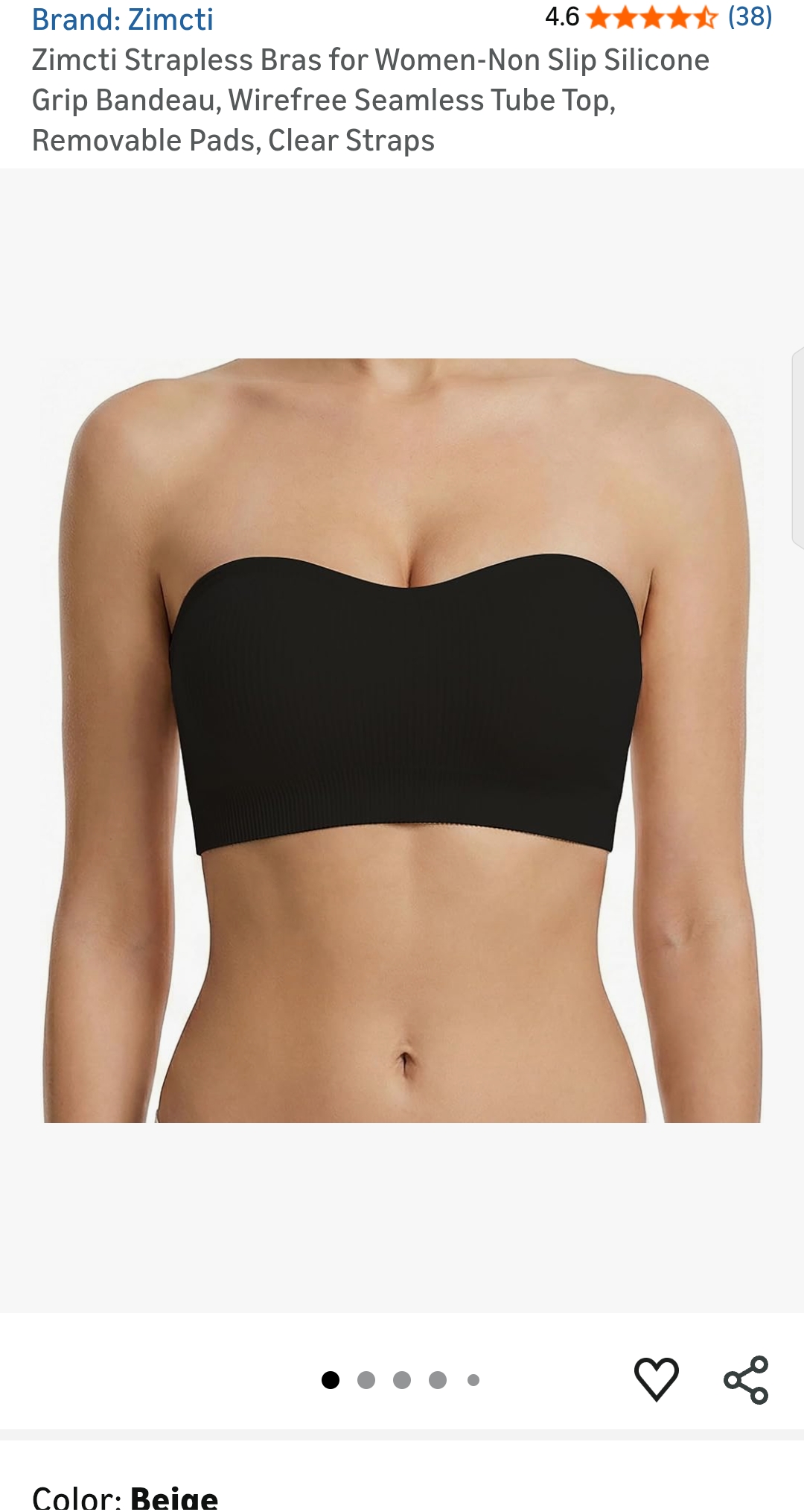 Strapless Bra