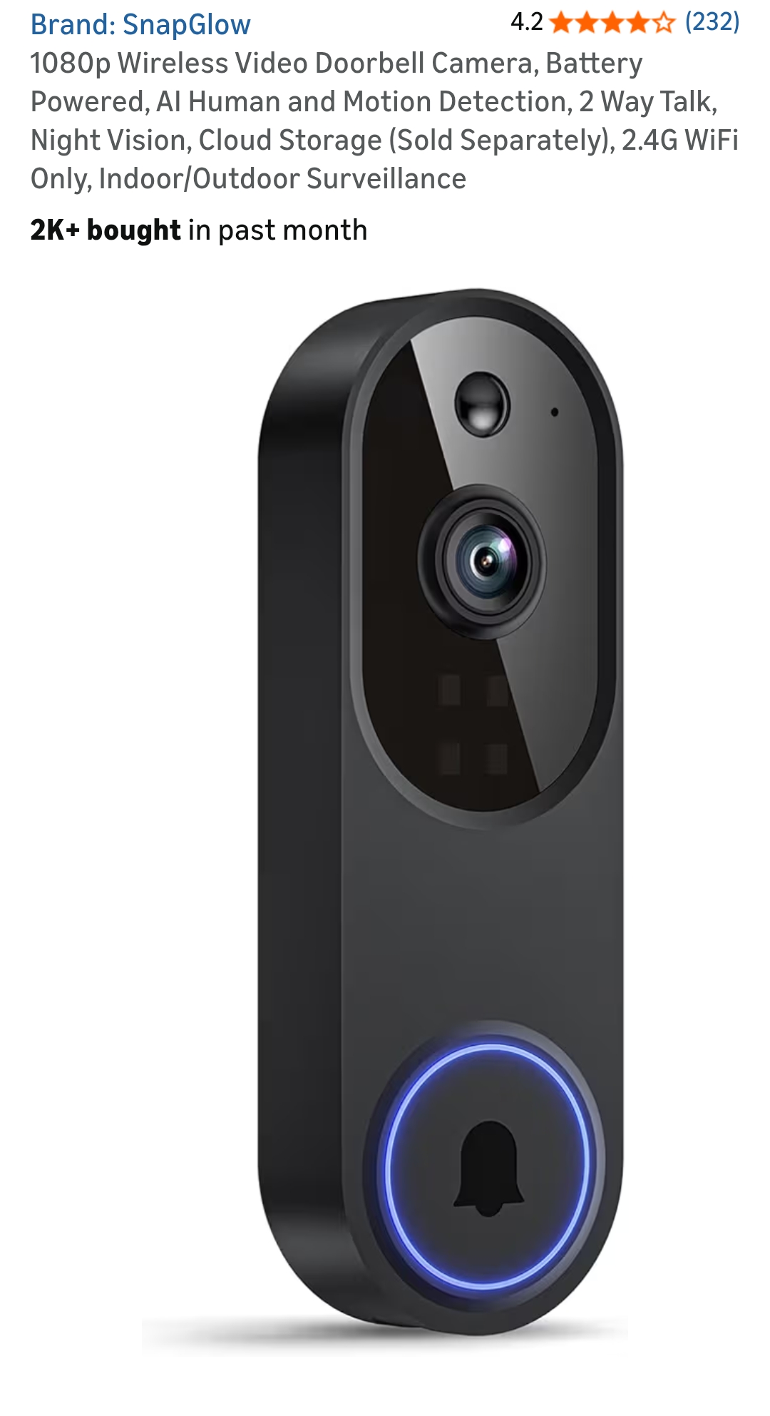 doorbell camera wireless