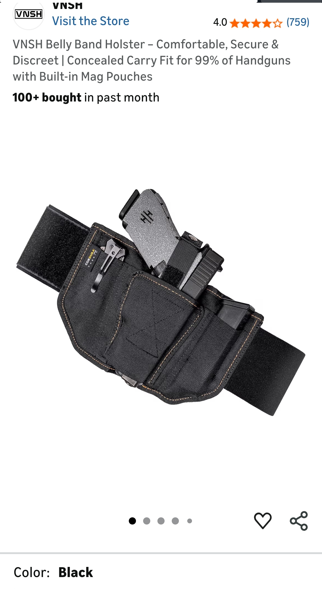 Belly Band Holster