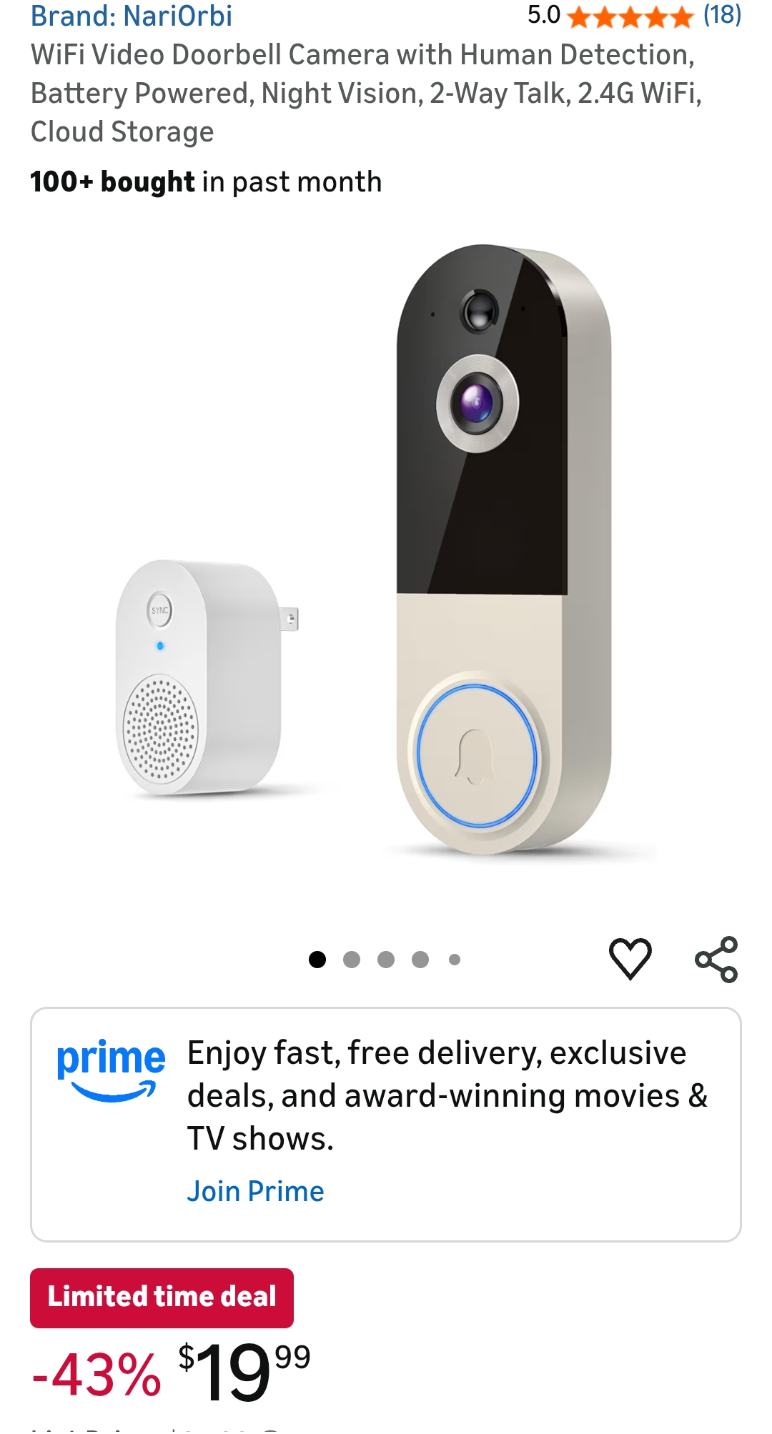 wireless doorbell camera