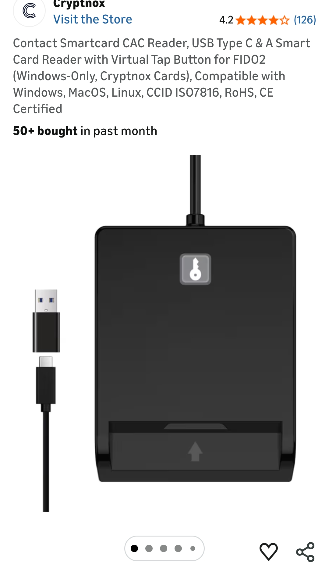 Cryptnox Smartcard Reader