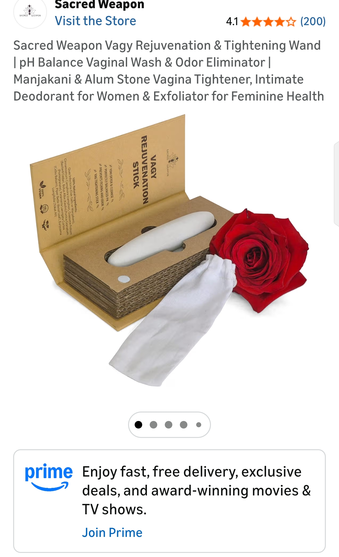 Sacred Weapon Vagy Rejuvenation