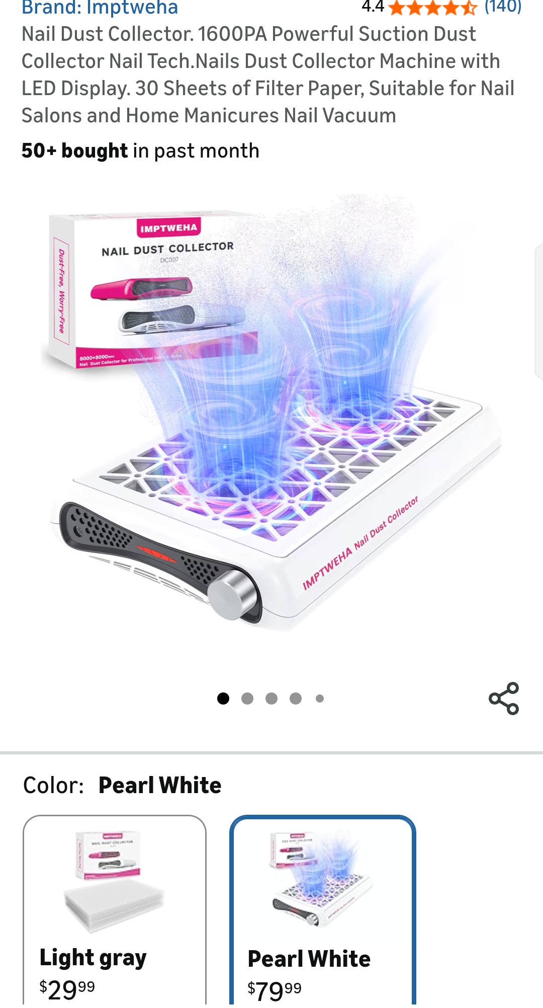 Nail dust collector