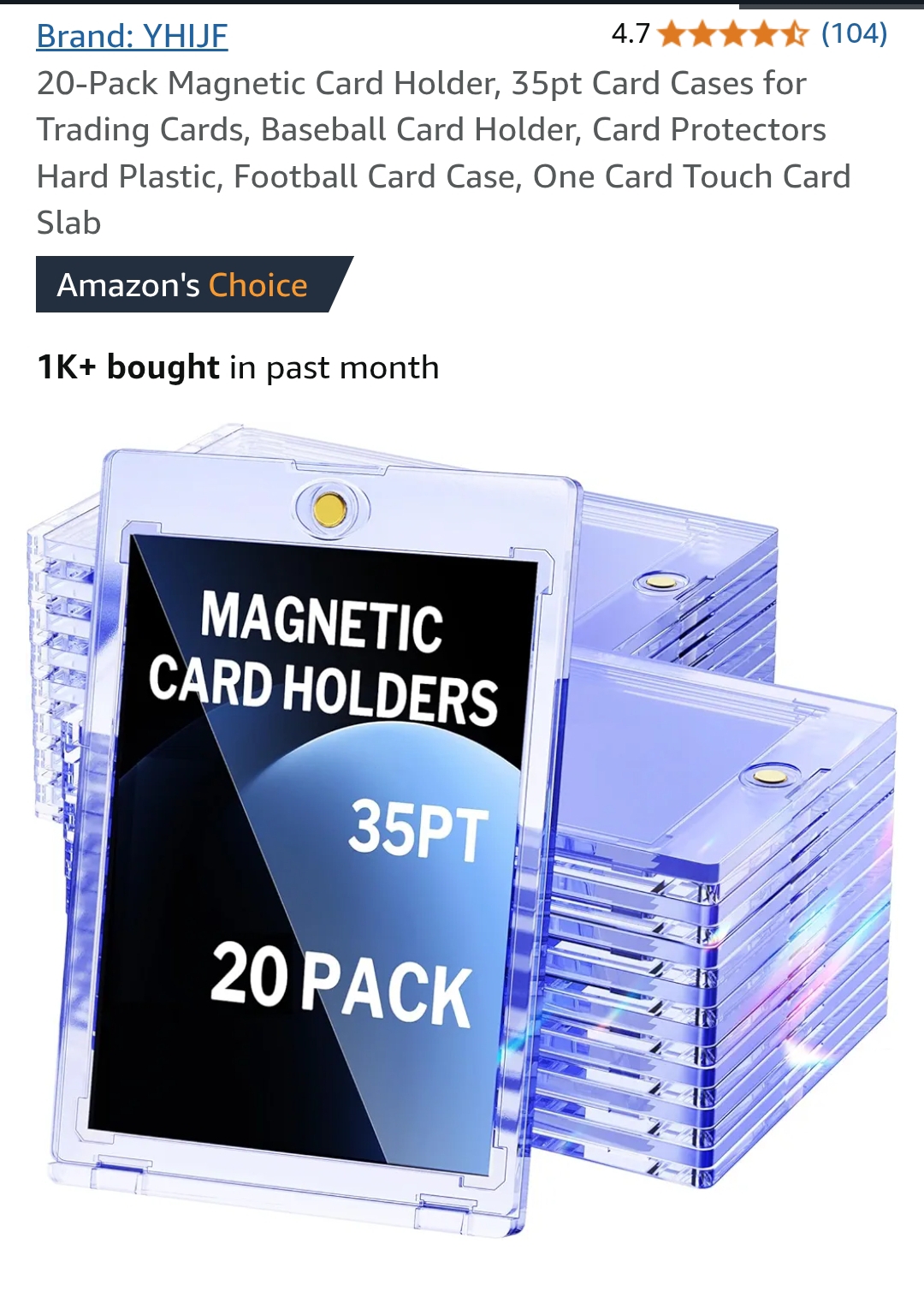 Magnetic Card Holder