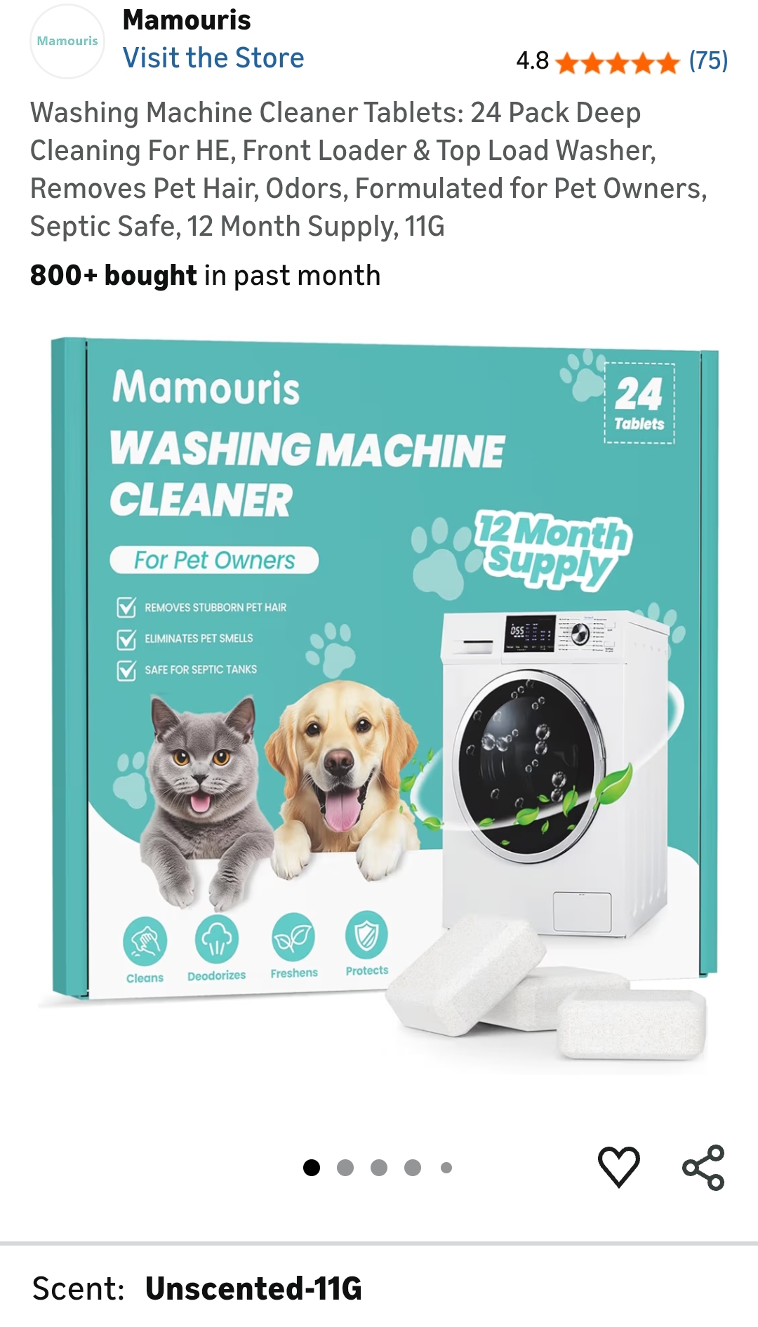 washing machine cleaner