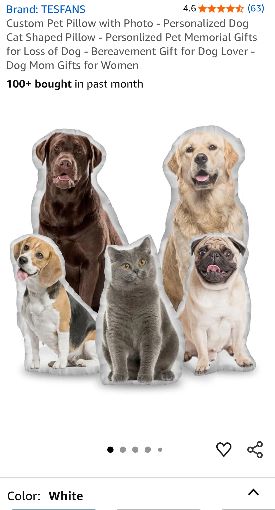 pet pillows personalized photo