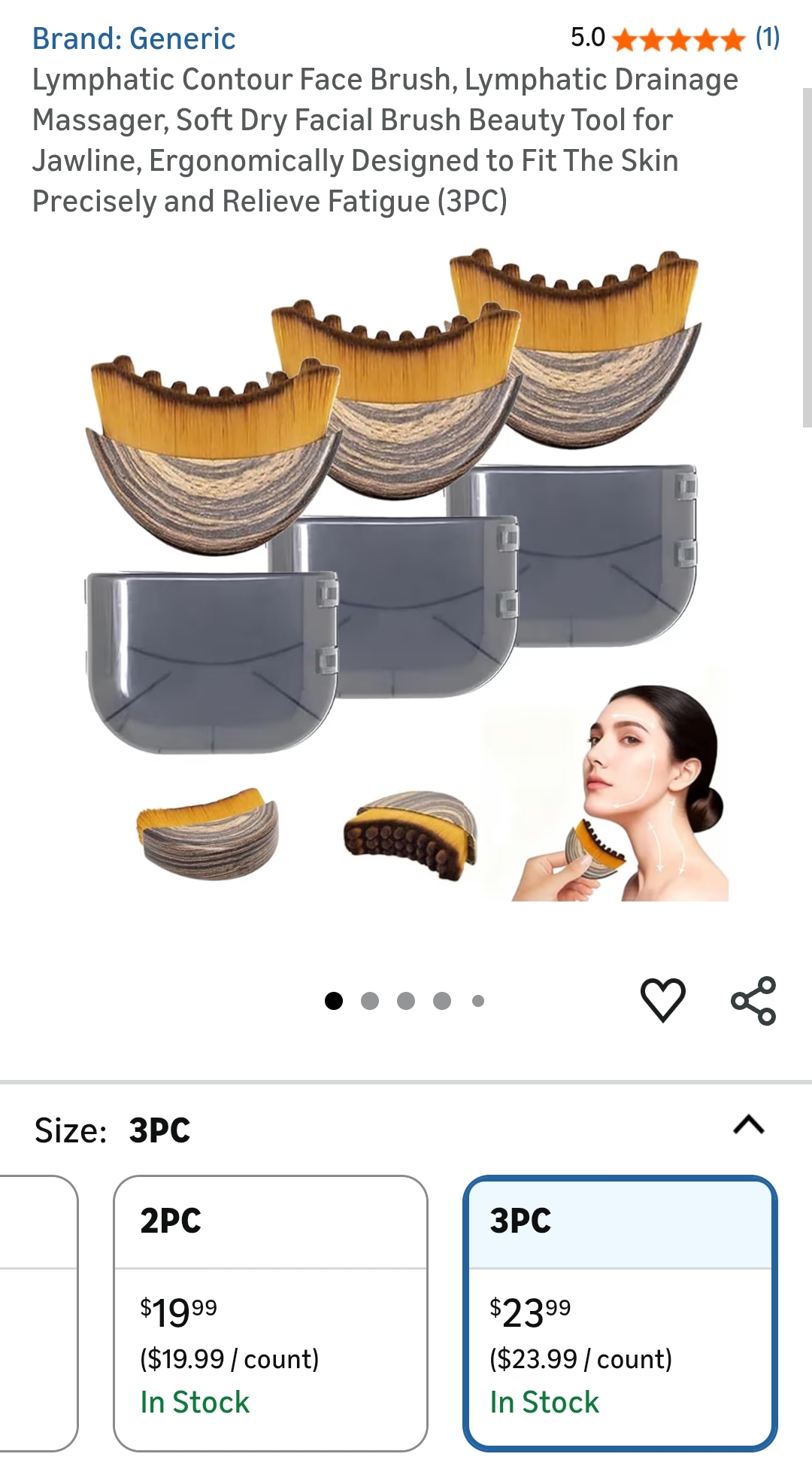 Lymphatic Contour Face Brush