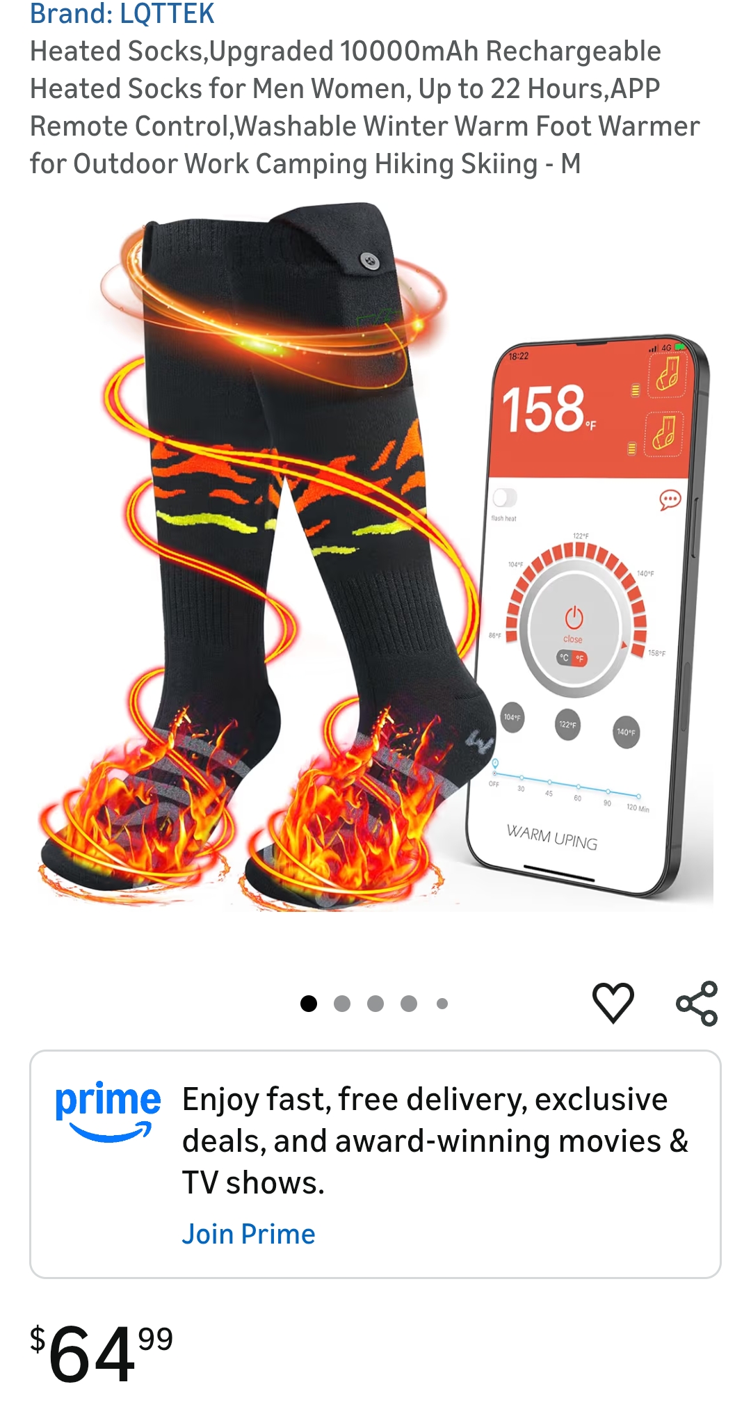 heated socks 10000mAh