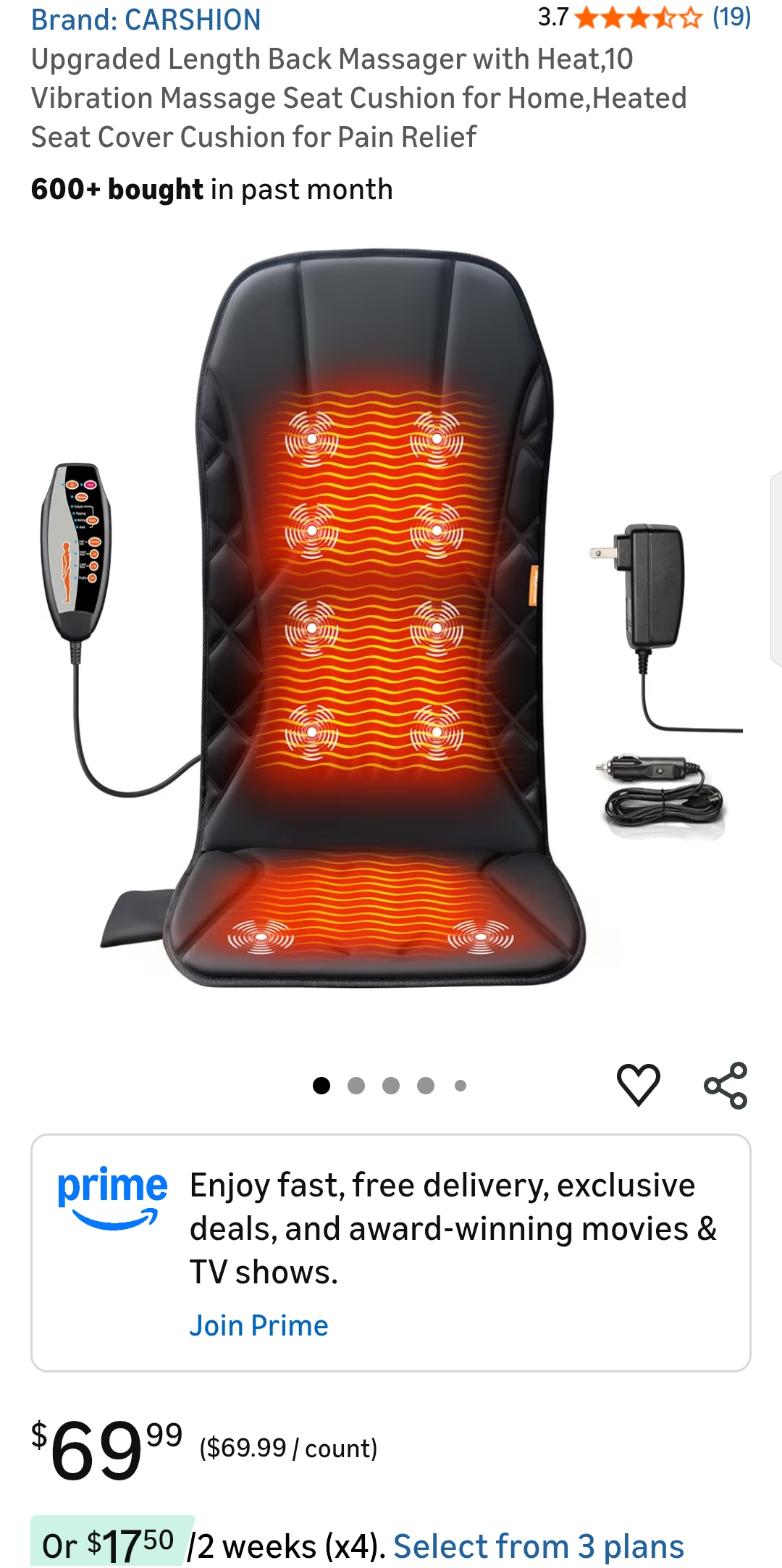 back massager for chair