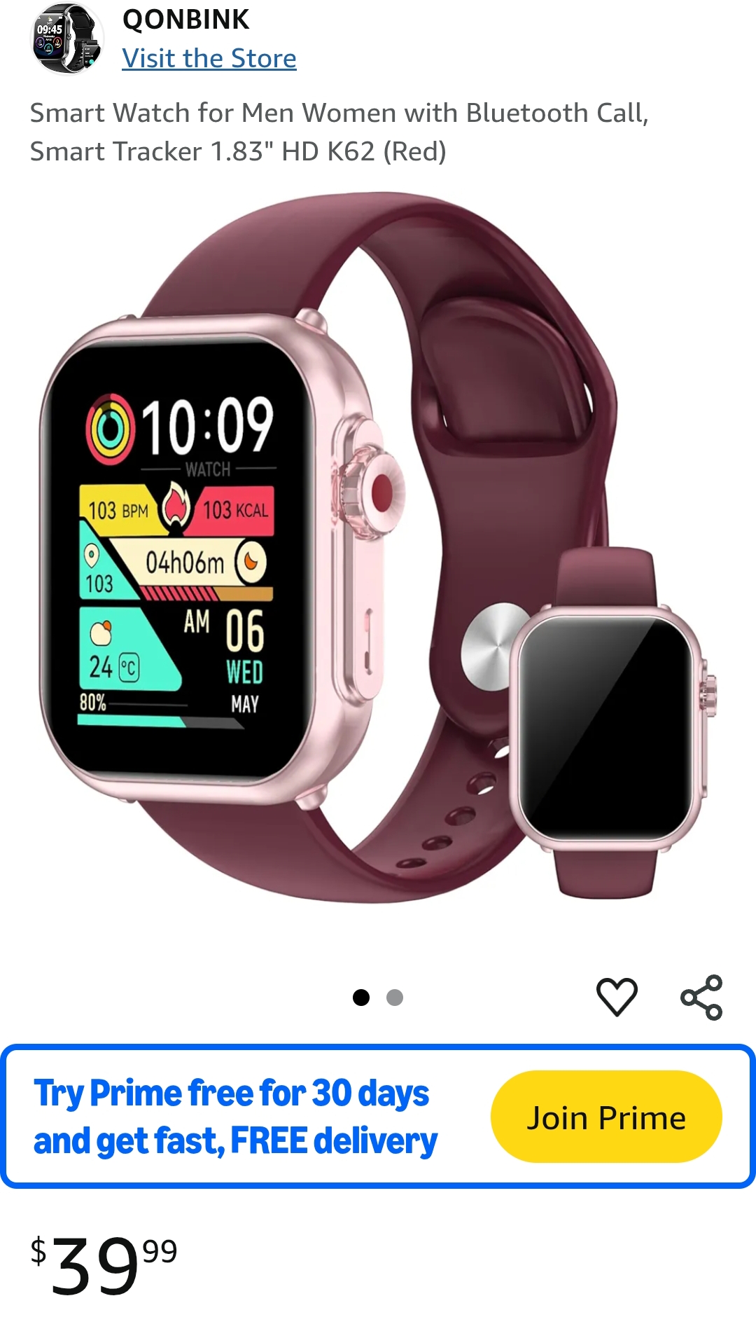 Smart Watch for Men Women