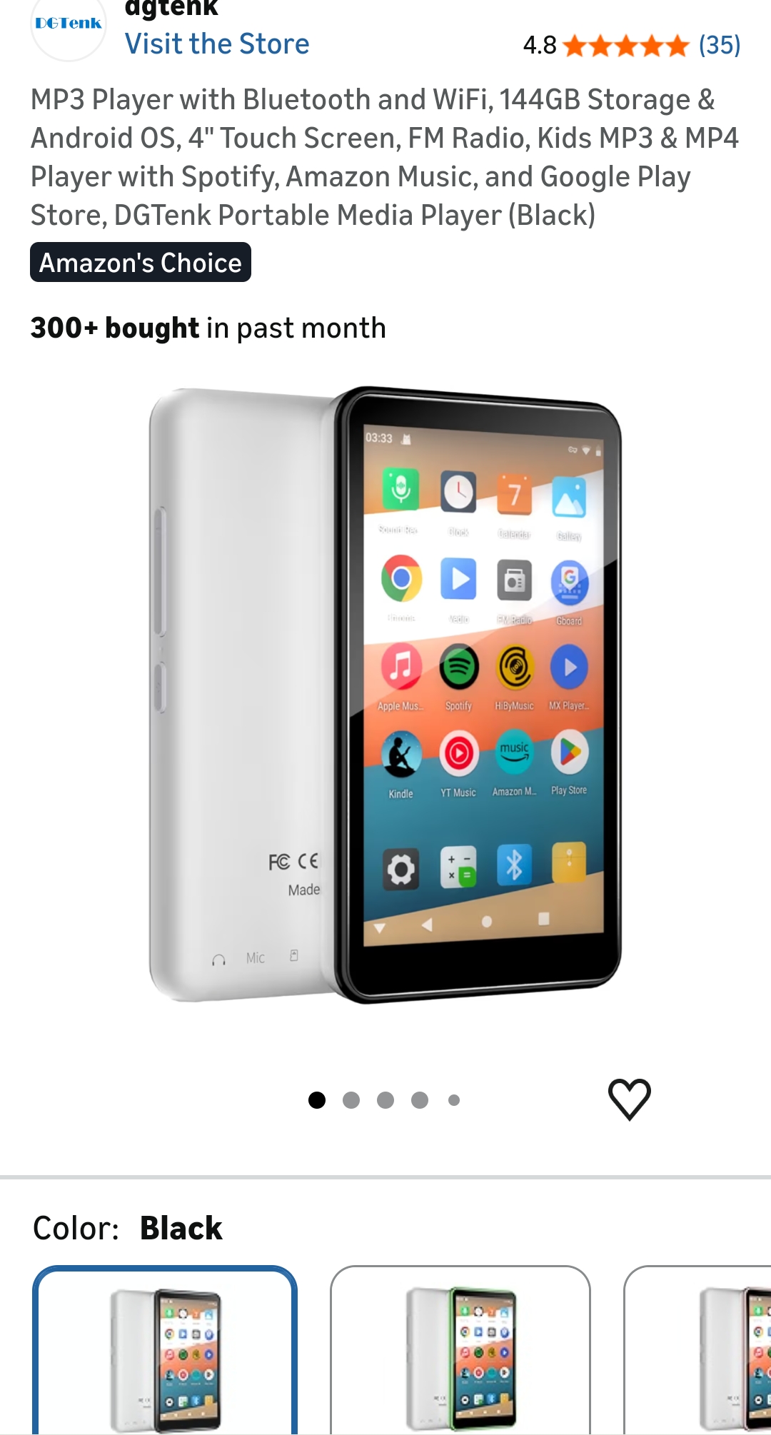 mp3 player for kids