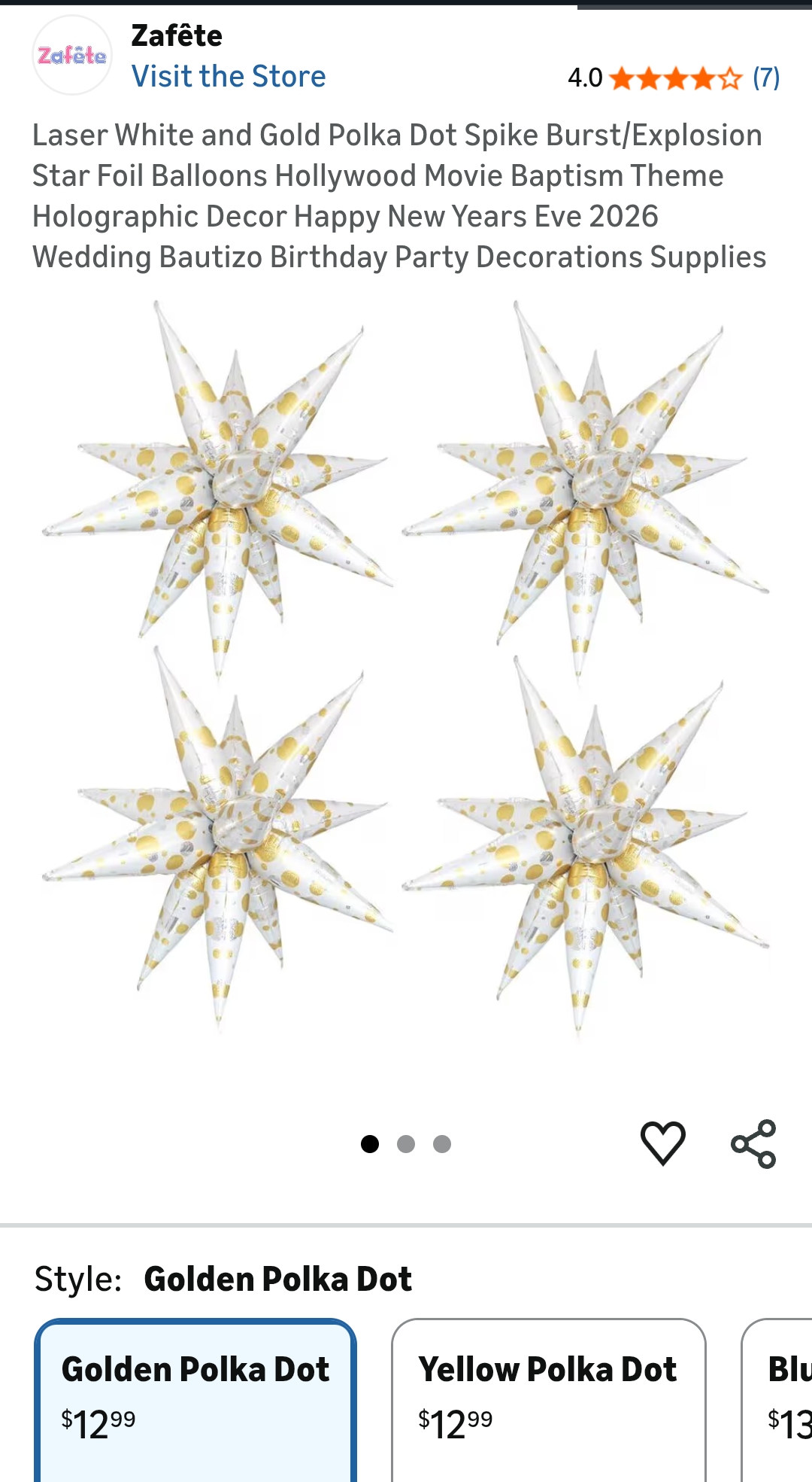 explosion star balloons