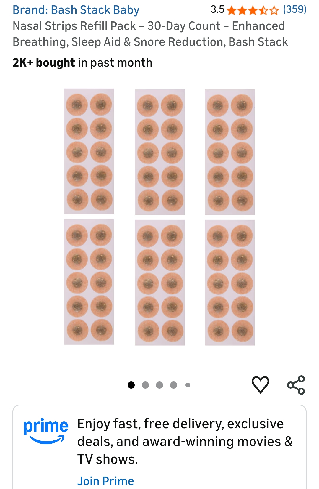 Nasal Strips Refill Pack