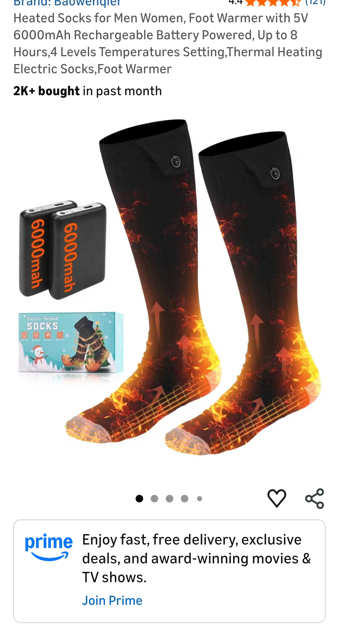 Heated Socks for Men Women