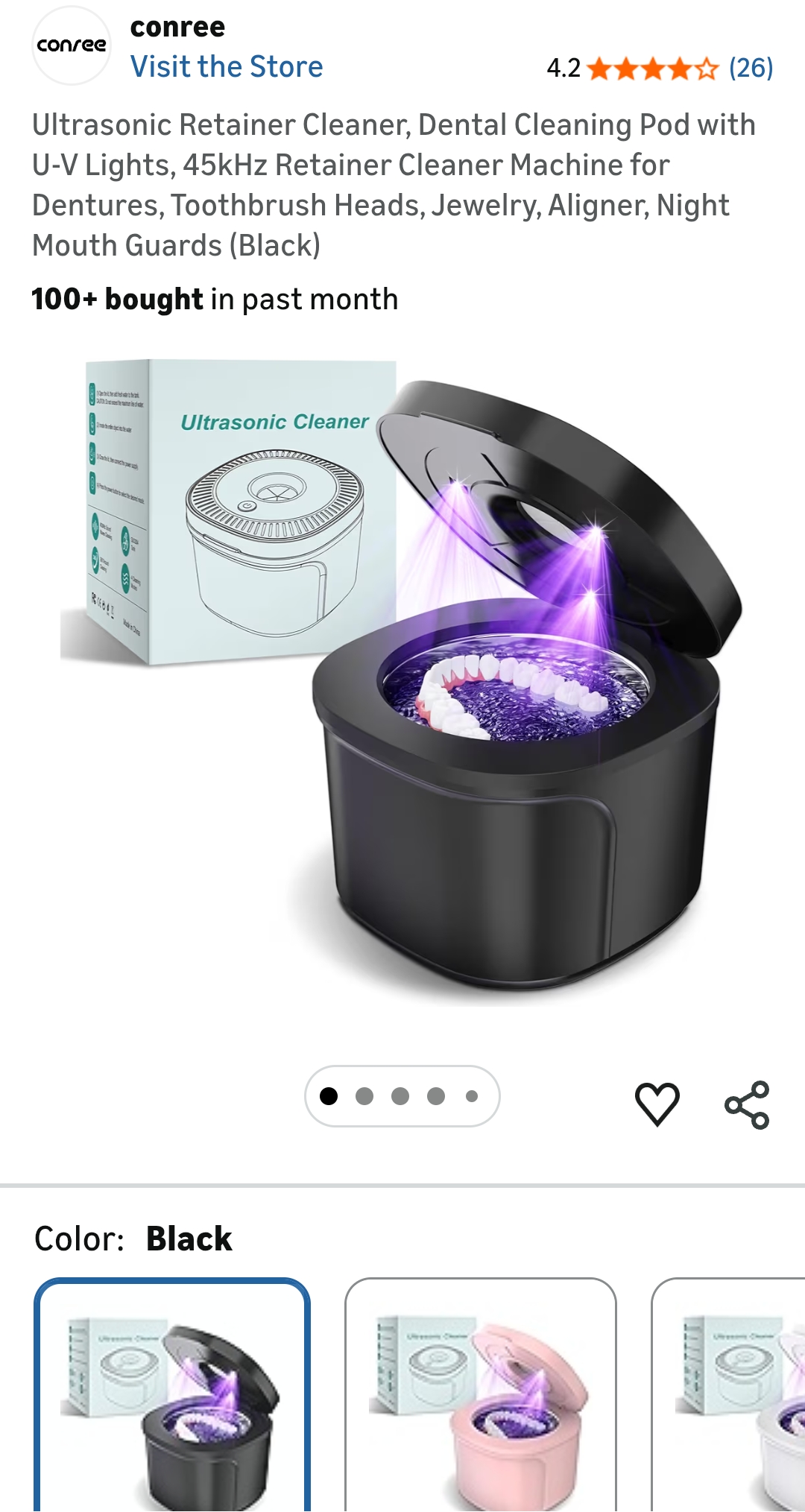 Ultrasonic Retainer Cleaner