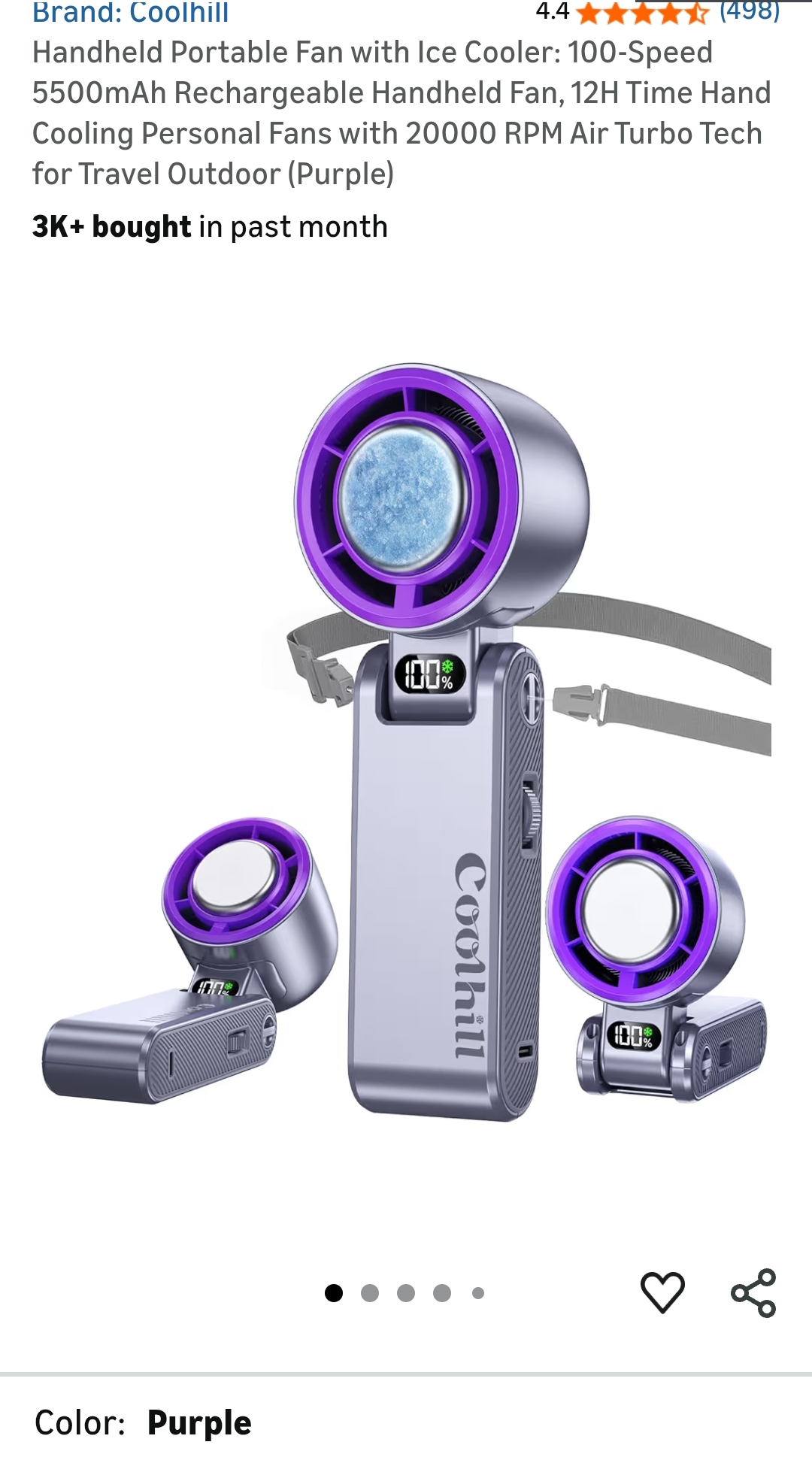 coolhill portable fan