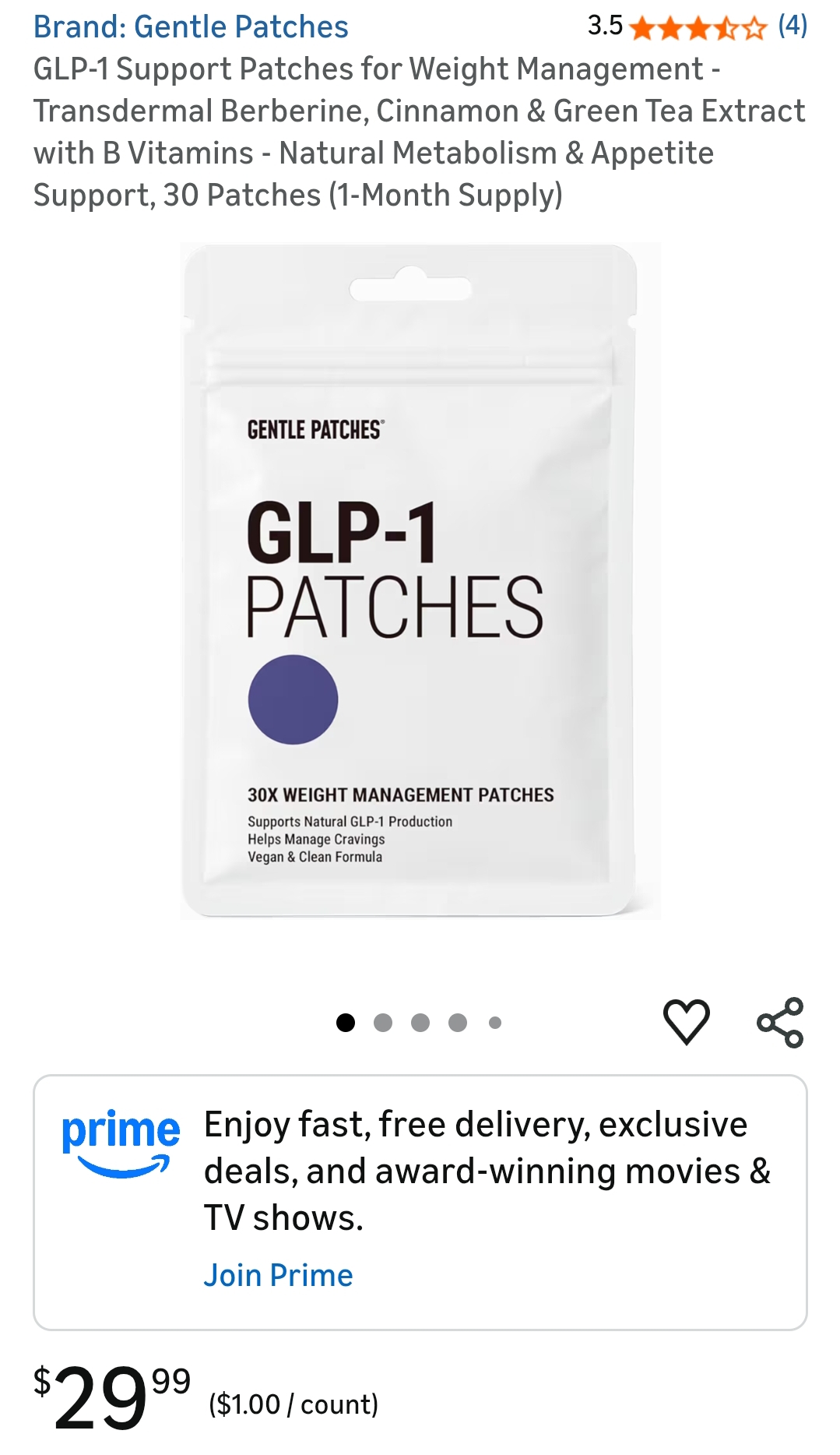 GLP-1 Support Patches