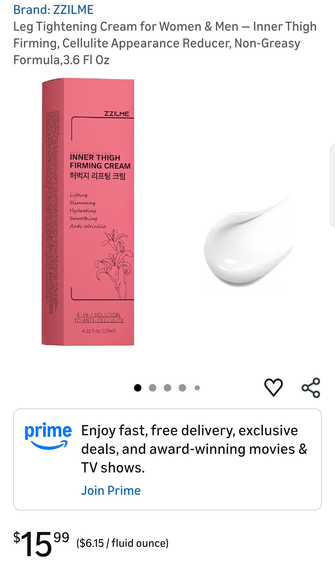 Leg Tightening Cream for Women