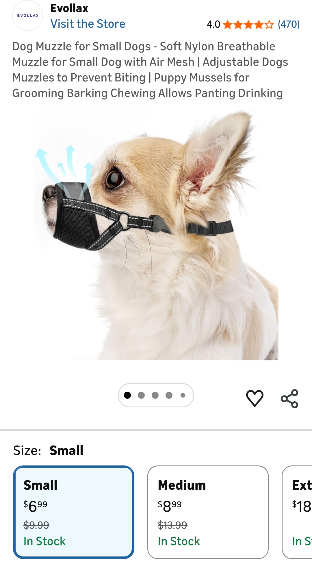 Dog Muzzle for Small Dogs