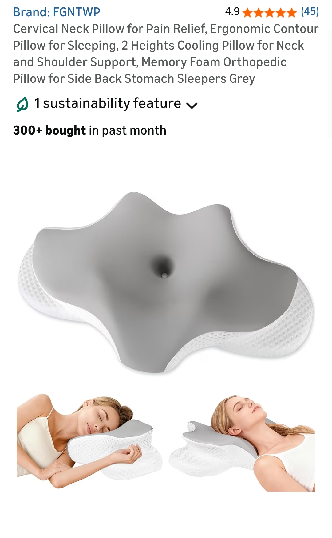 Cervical Neck Pillow
