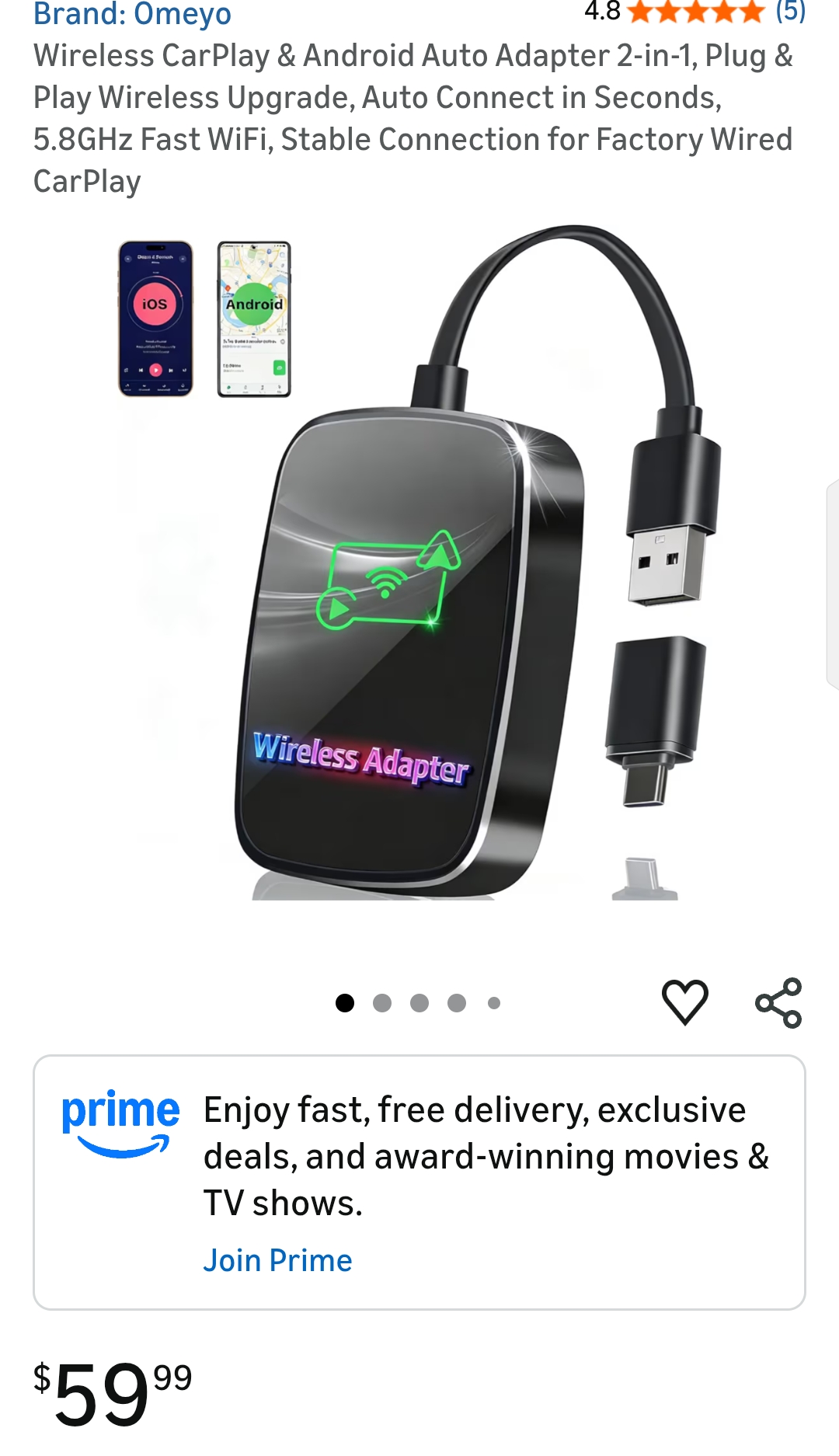 android auto wireless adapter