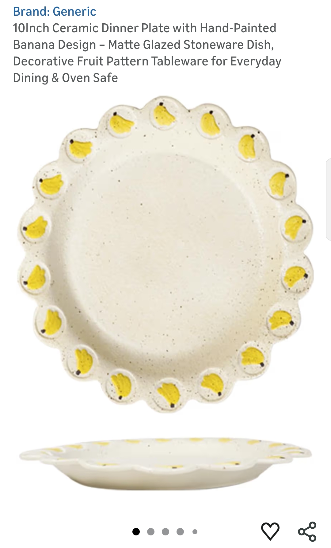 Ceramic Dinner Plate