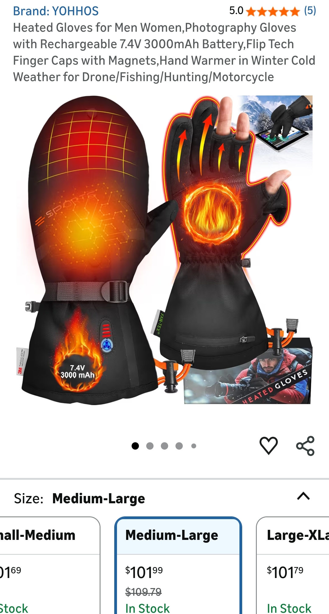 heated gloves for men and women