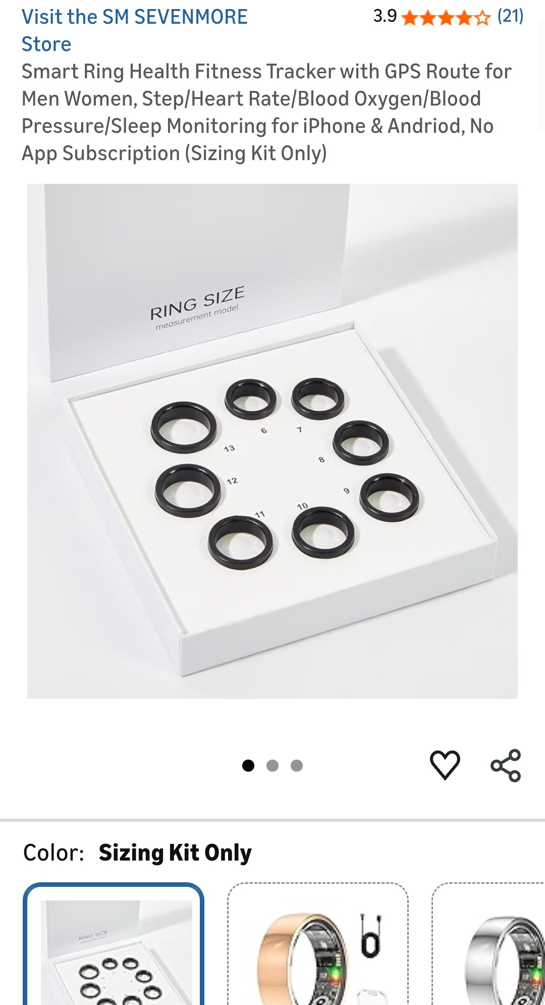 smart ring with gps