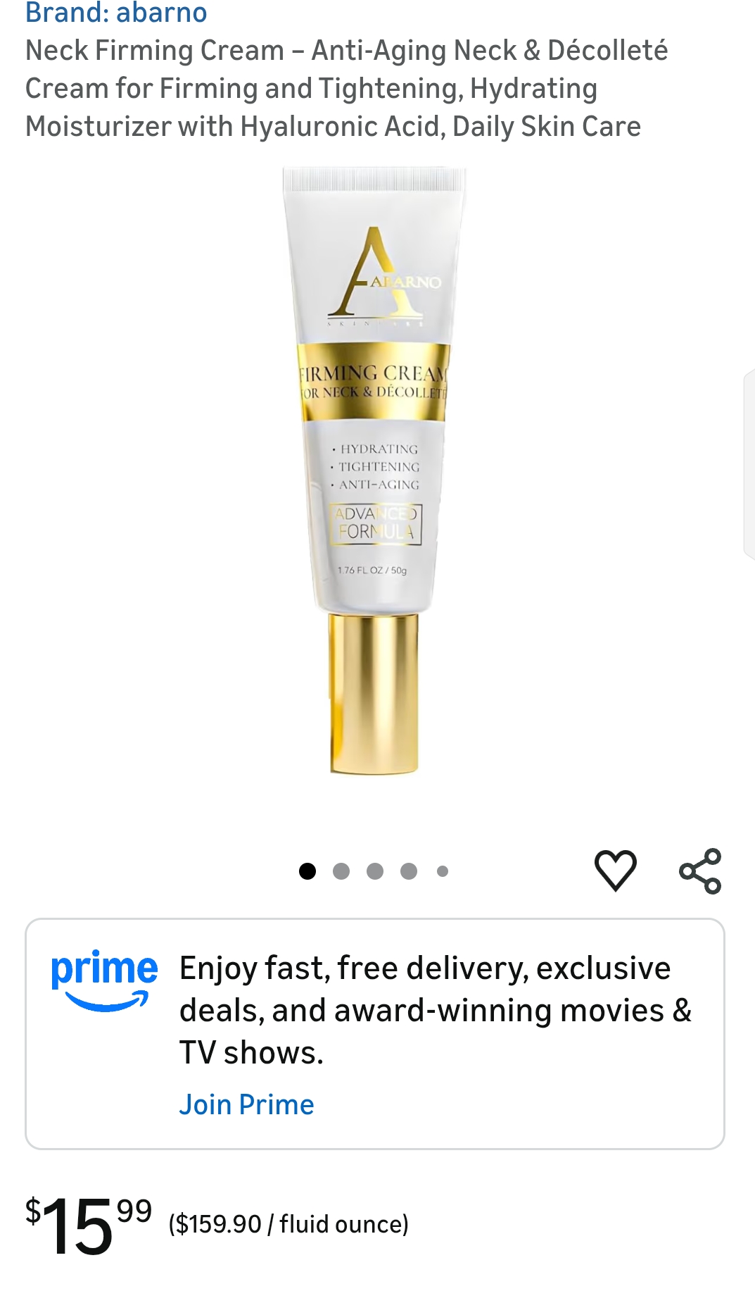 Abarno Professional Anti Aging Moisturizing Acid