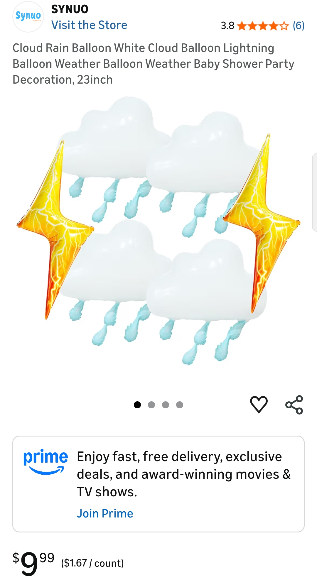 cloud balloons