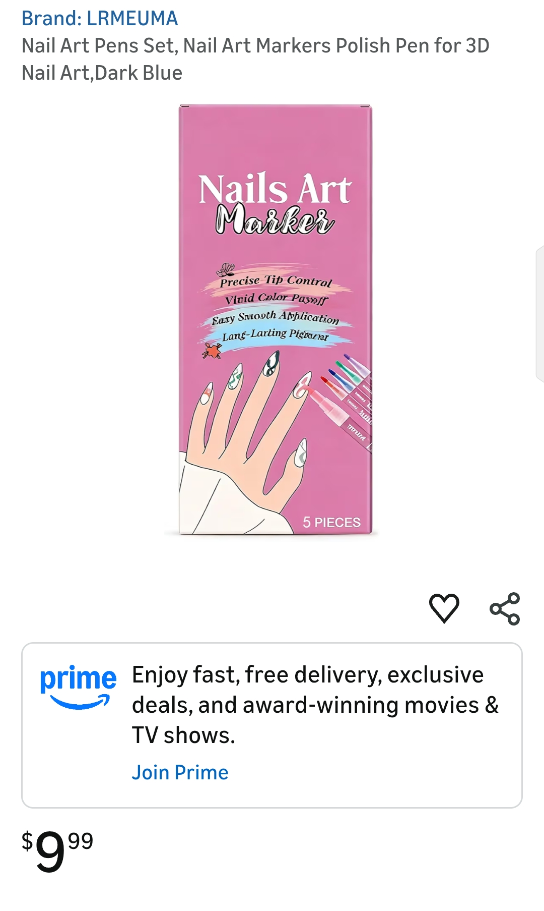Nail Art Pens Set
