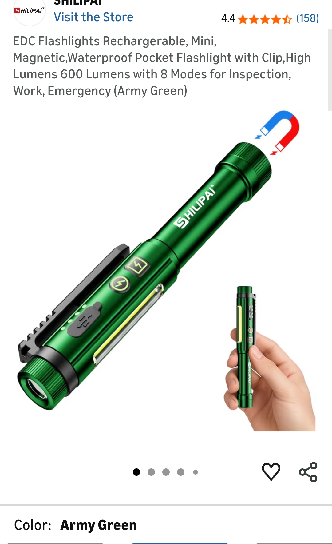 mini flashlight rechargeable